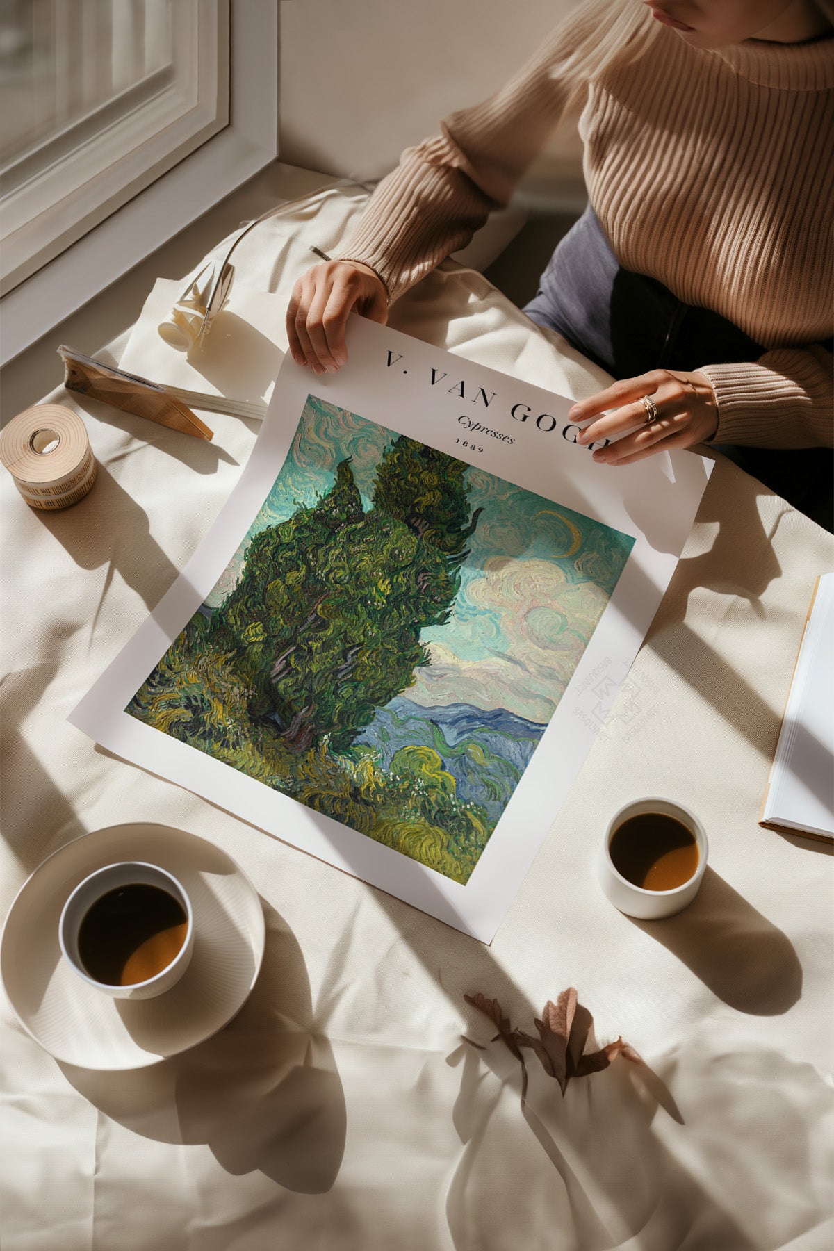 Van Gogh 3'lü Poster Seti, Duvar Dekoru No:25