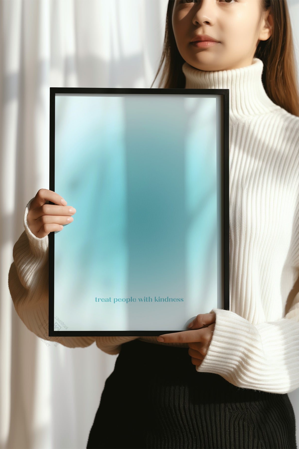 Aura Serisi Siyah Çerçeveli Poster, Tablo No:181