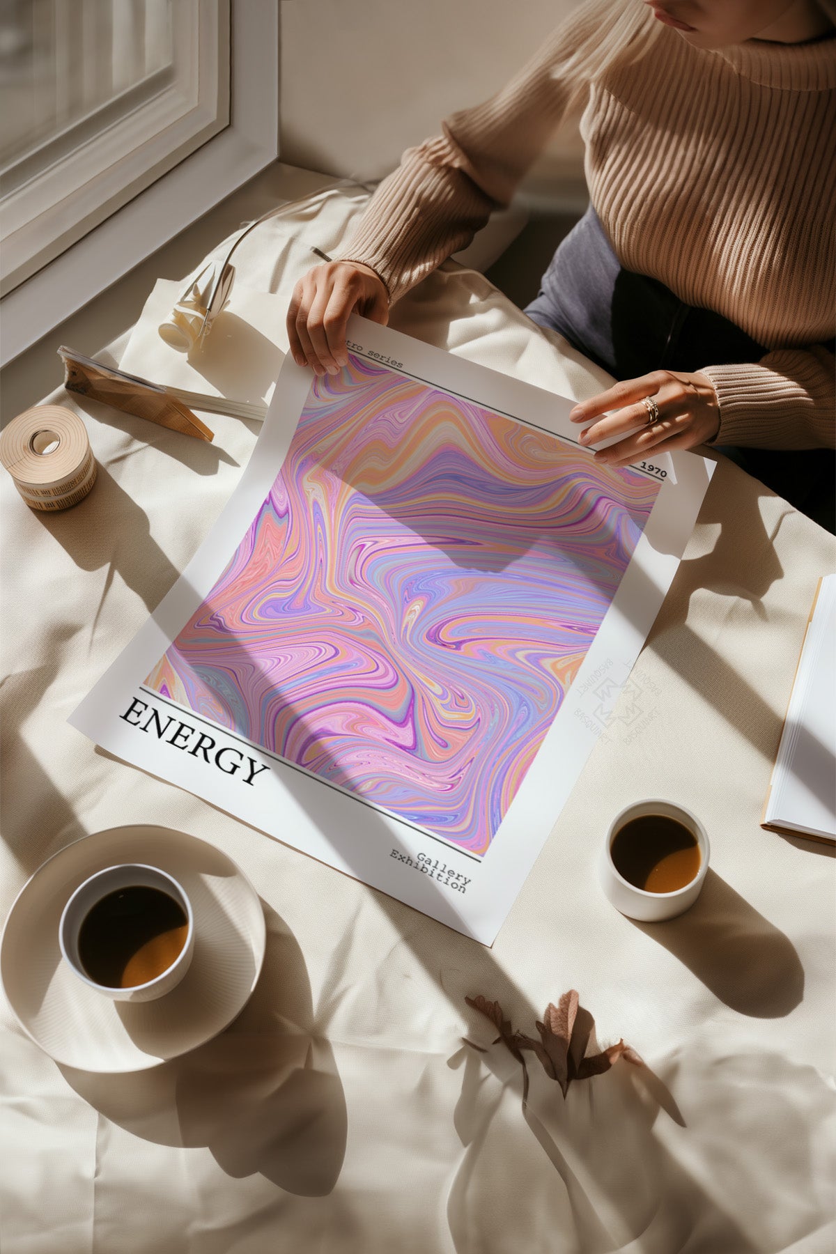Aura Serisi Poster Seti, Duvar Dekoru No:57