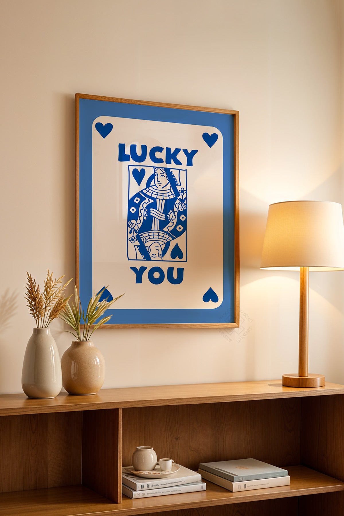 Lucky You Serisi Ahşap Çerçeveli Poster, Tablo Duvar Dekoru No:23