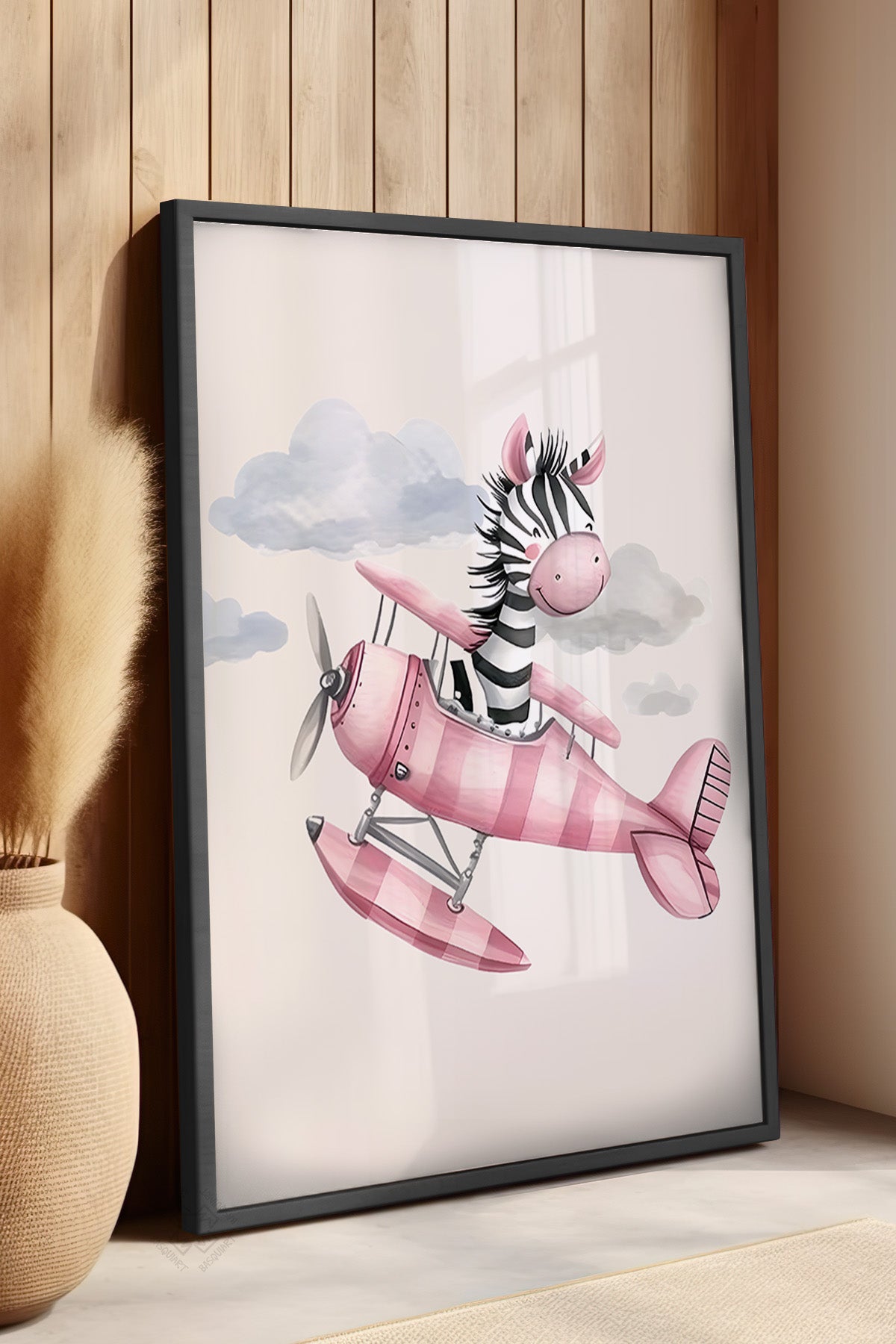 Çocuk Odası, Bebek Odası Siyah Çerçeveli Poster, Tablo No:41