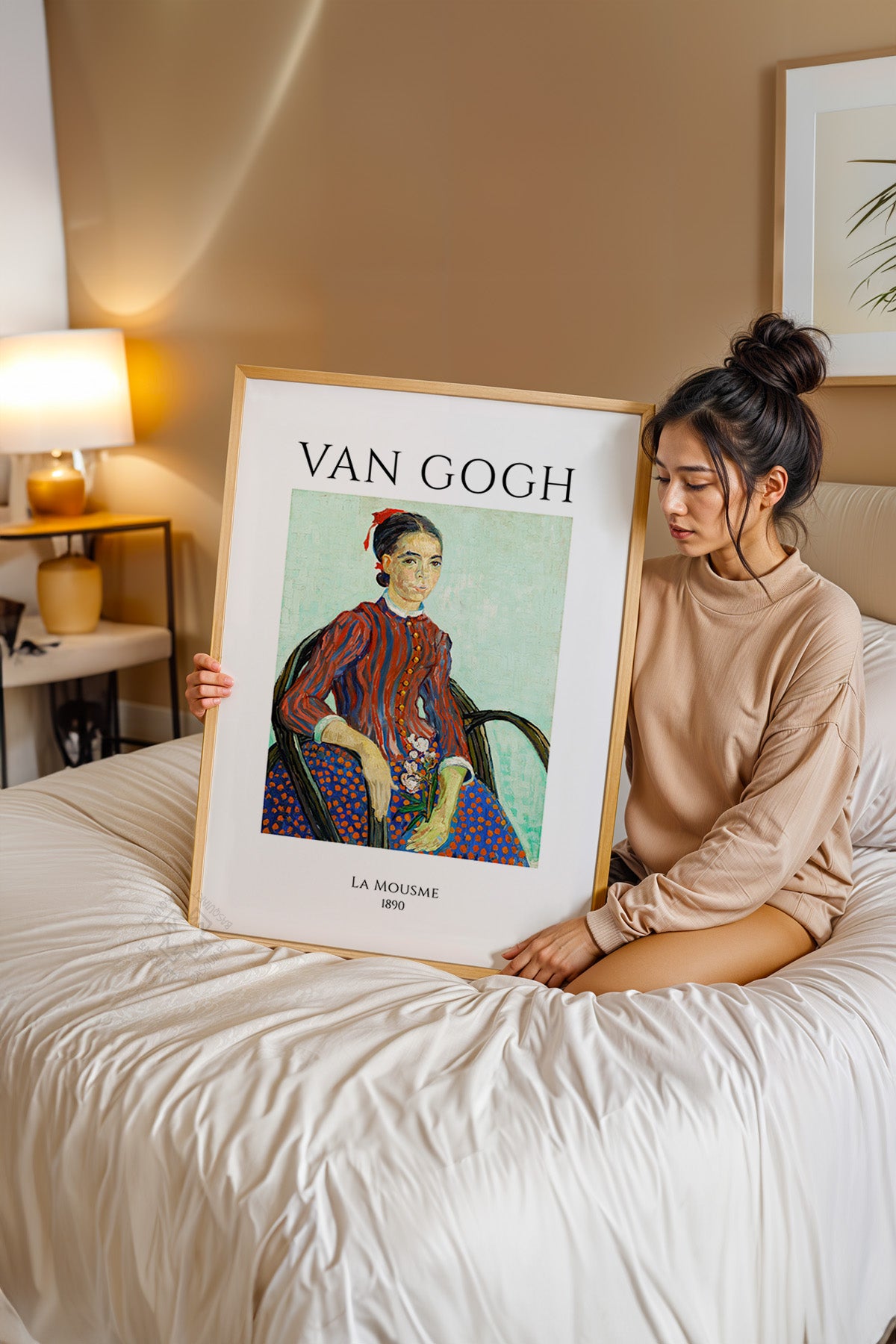 Vincent Van Gogh Serisi Ahşap Çerçeveli Poster, Tablo Duvar Dekoru No:15