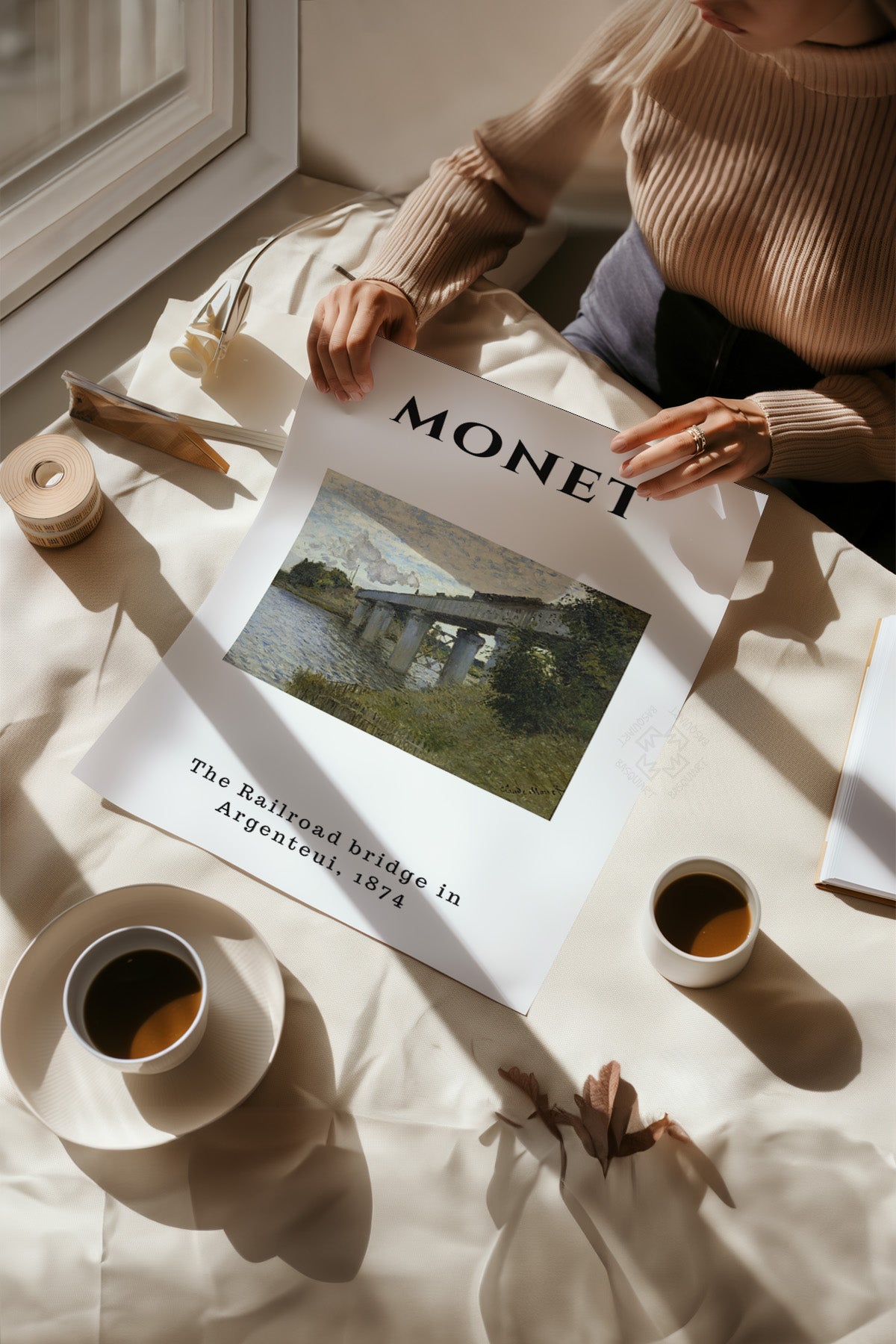 Claude Monet Serisi Poster, Duvar Dekoru No:9