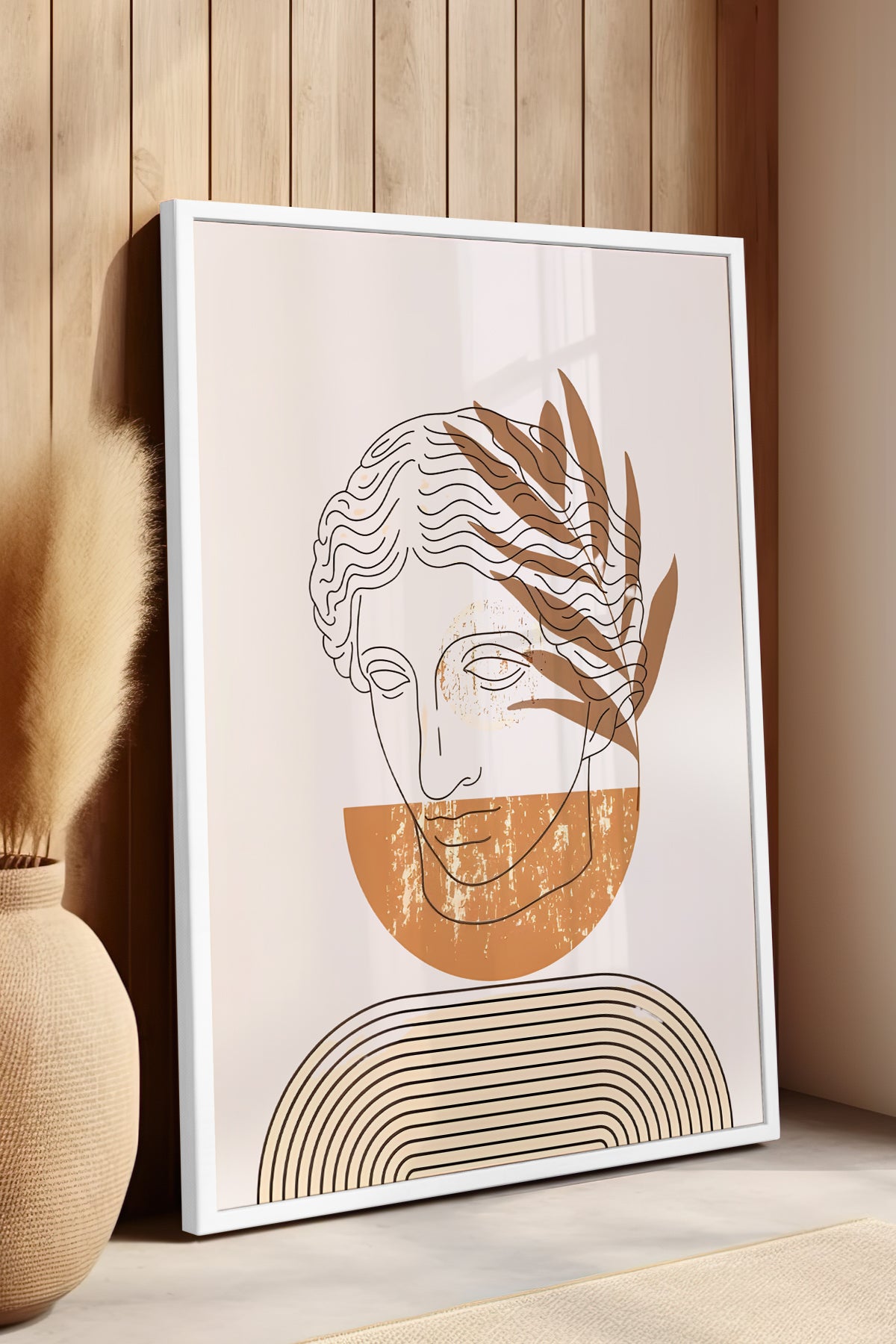 Bohemian Serisi Beyaz Çerçeveli Poster, Tablo No:31