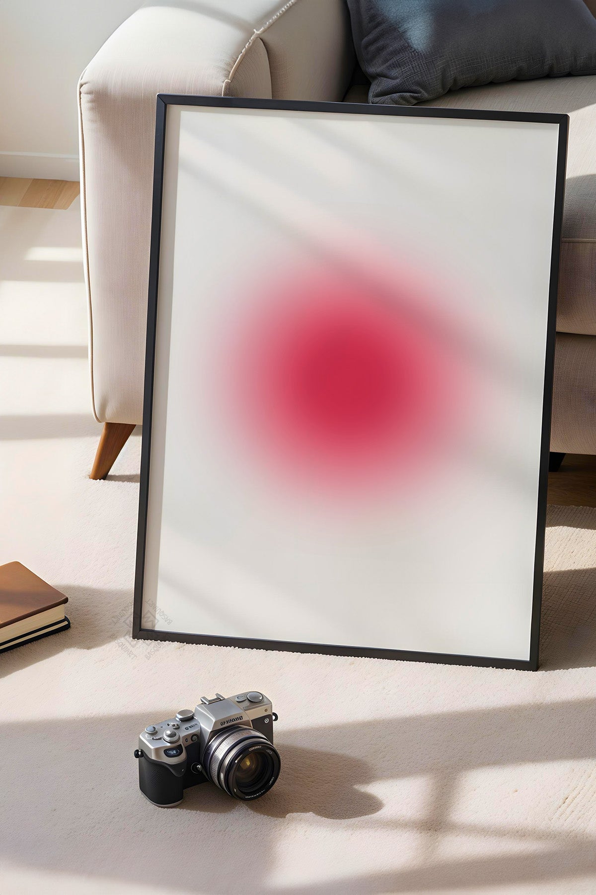 Aura Serisi Siyah Çerçeveli Poster, Tablo No:84