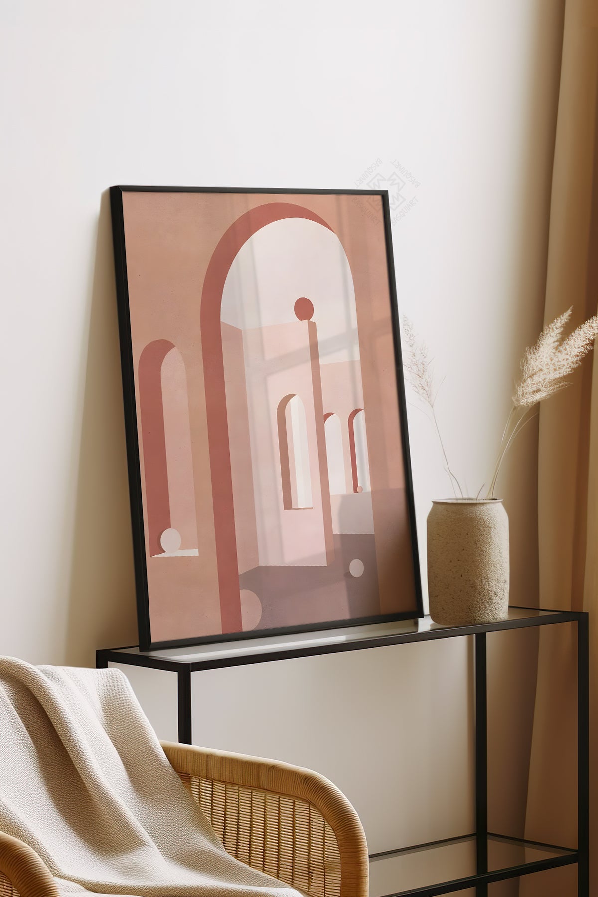 Bohemian Serisi Siyah Çerçeveli Poster, Tablo No:30