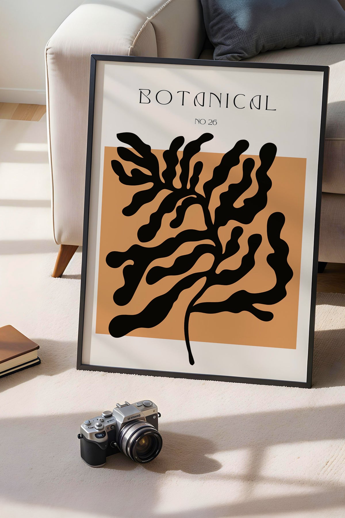 Bohemian Serisi Siyah Çerçeveli Poster, Tablo No:126