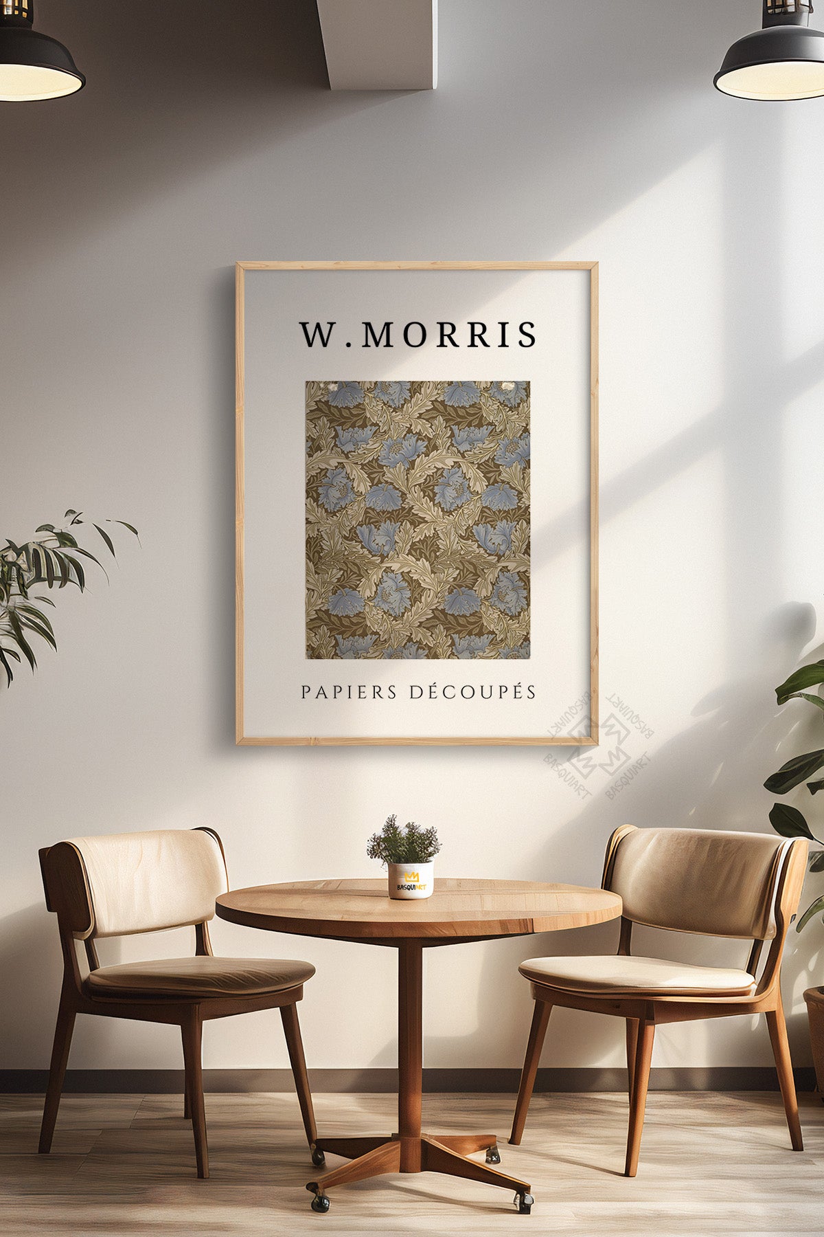 William Morris Serisi Ahşap Çerçeveli Poster, Tablo Duvar Dekoru No:7