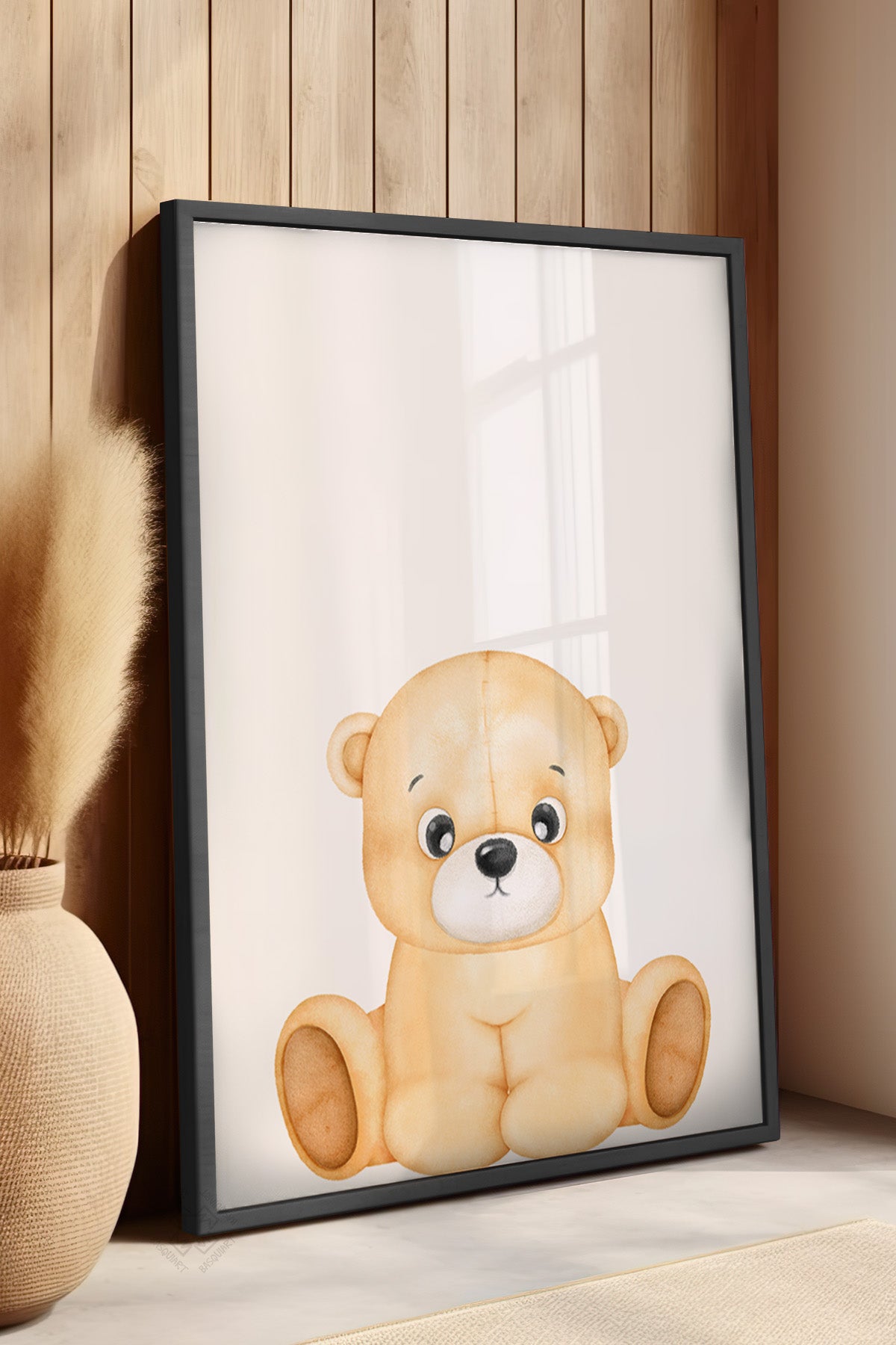 Çocuk Odası, Bebek Odası Siyah Çerçeveli Poster, Tablo No:17