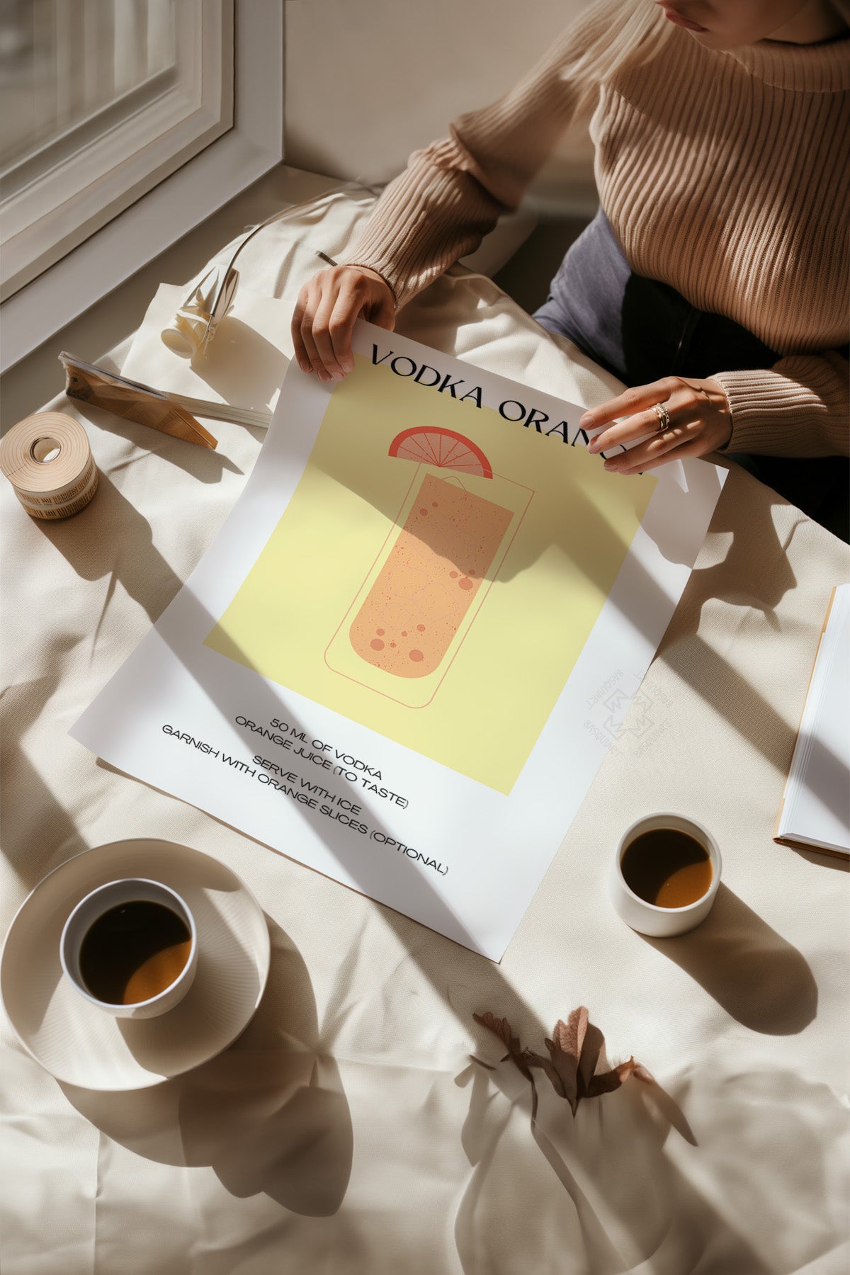 Kokteyl Serisi Poster, Cafe, Restoran, Mutfak Duvar Dekoru No:18