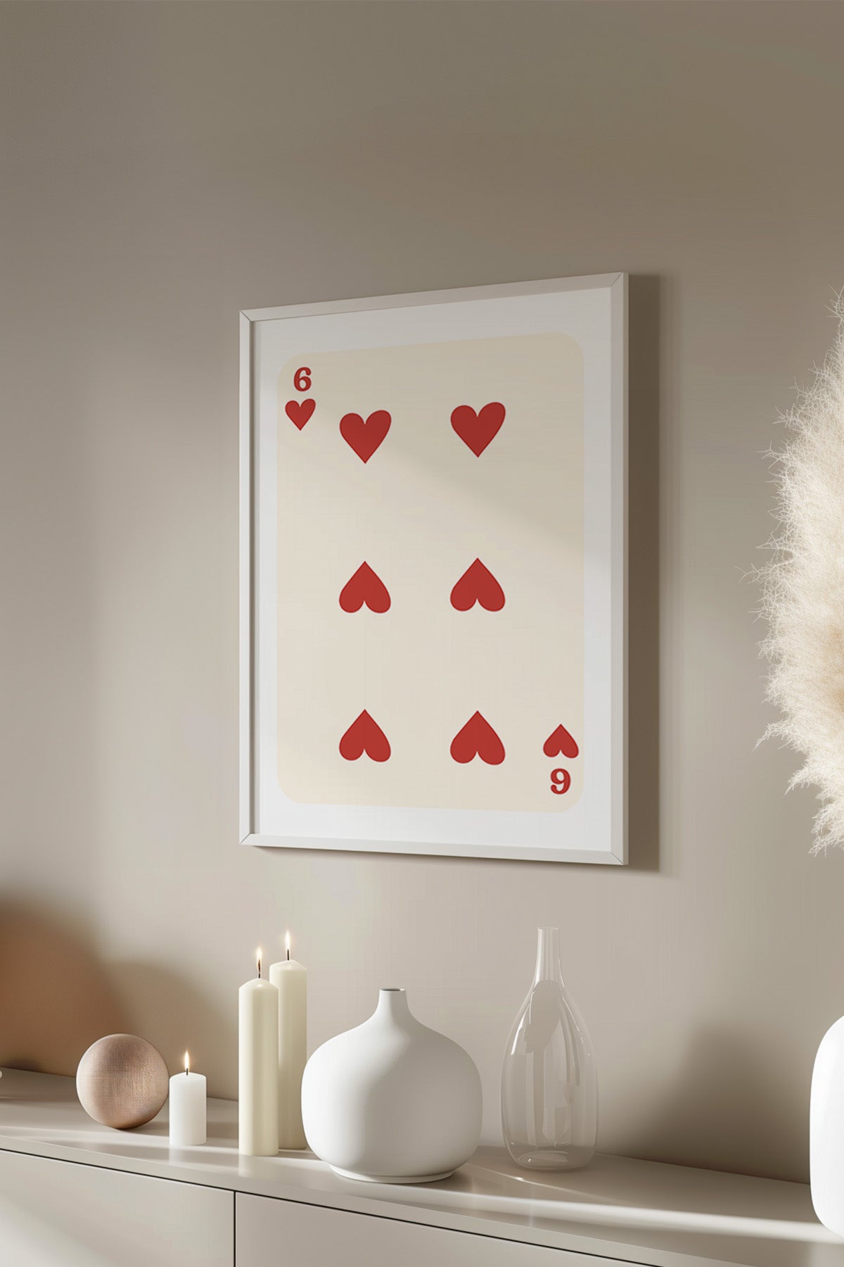 Lucky You Serisi Beyaz Çerçeveli Poster, Tablo Duvar Dekoru No:75