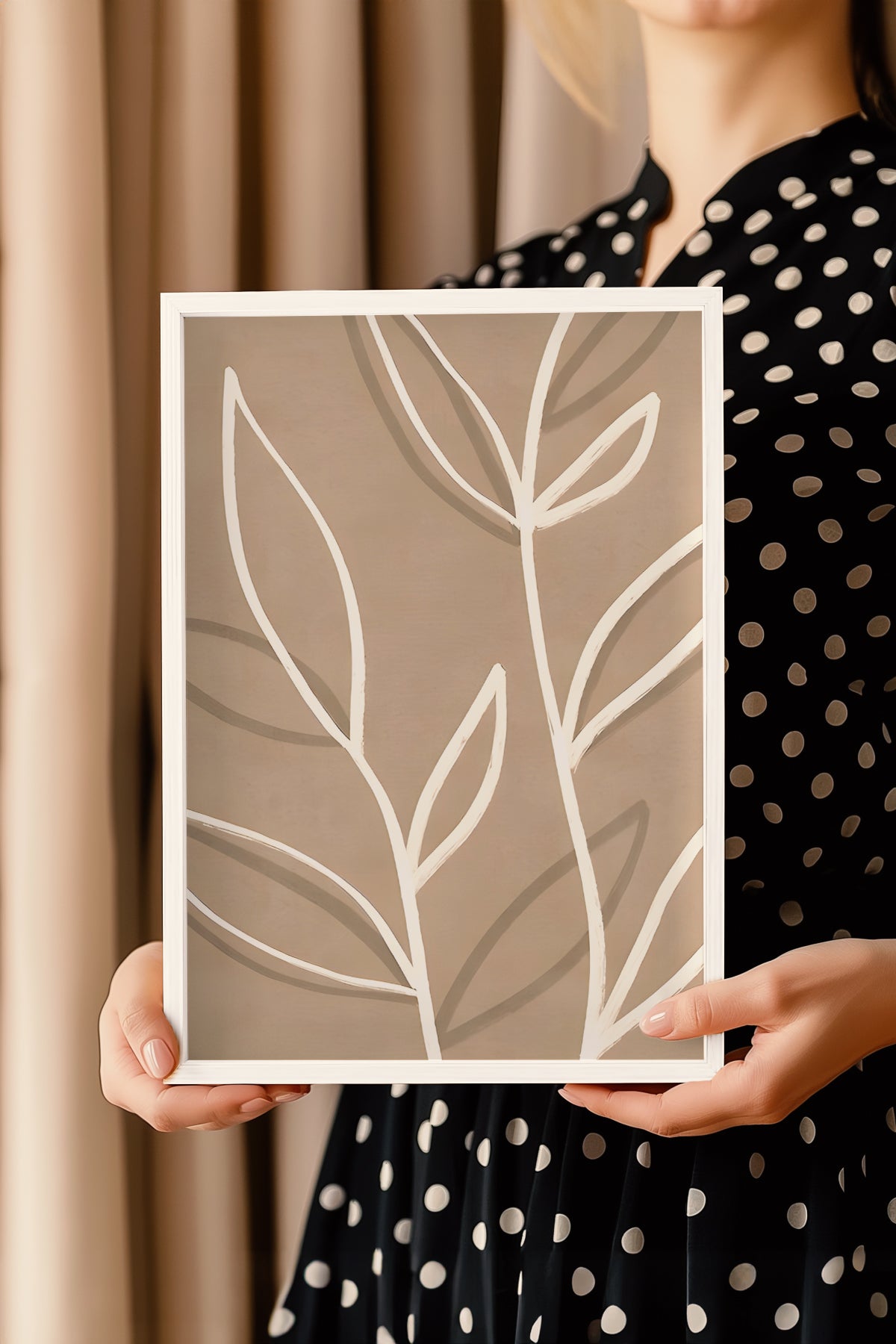 Bohemian Serisi Beyaz Çerçeveli Poster, Tablo No:152