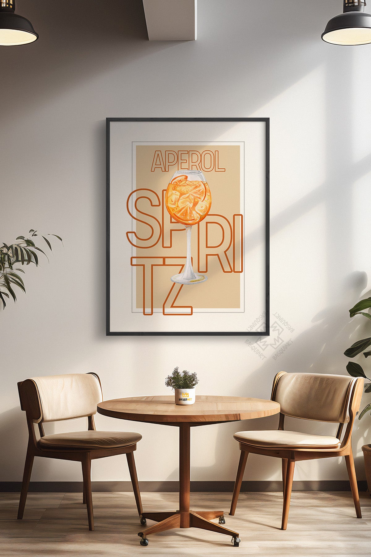 Kokteyl Serisi Siyah Çerçeveli Poster, Tablo, Cafe, Restoran, Mutfak Duvar Dekoru No:43