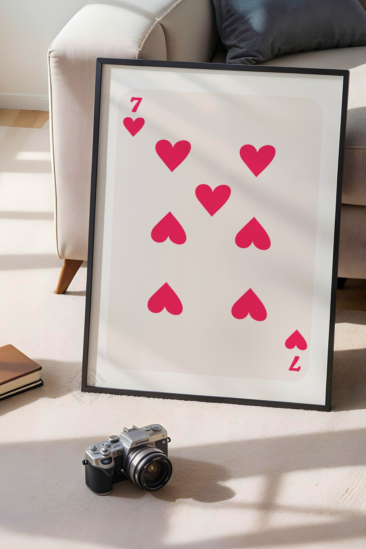 Lucky You Serisi Siyah Çerçeveli Poster, Tablo Duvar Dekoru No:100