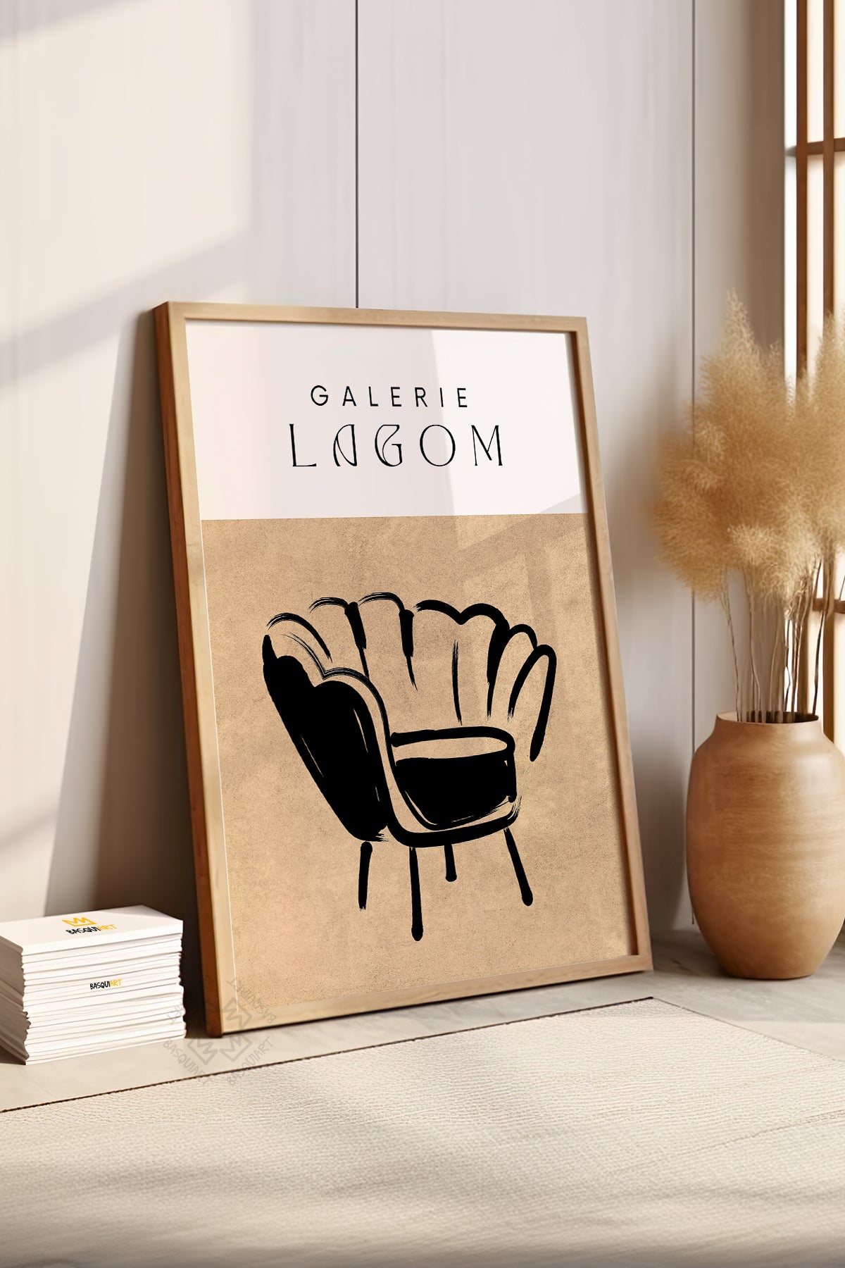 Bohemian Serisi Ahşap Çerçeveli Poster, Tablo No:71