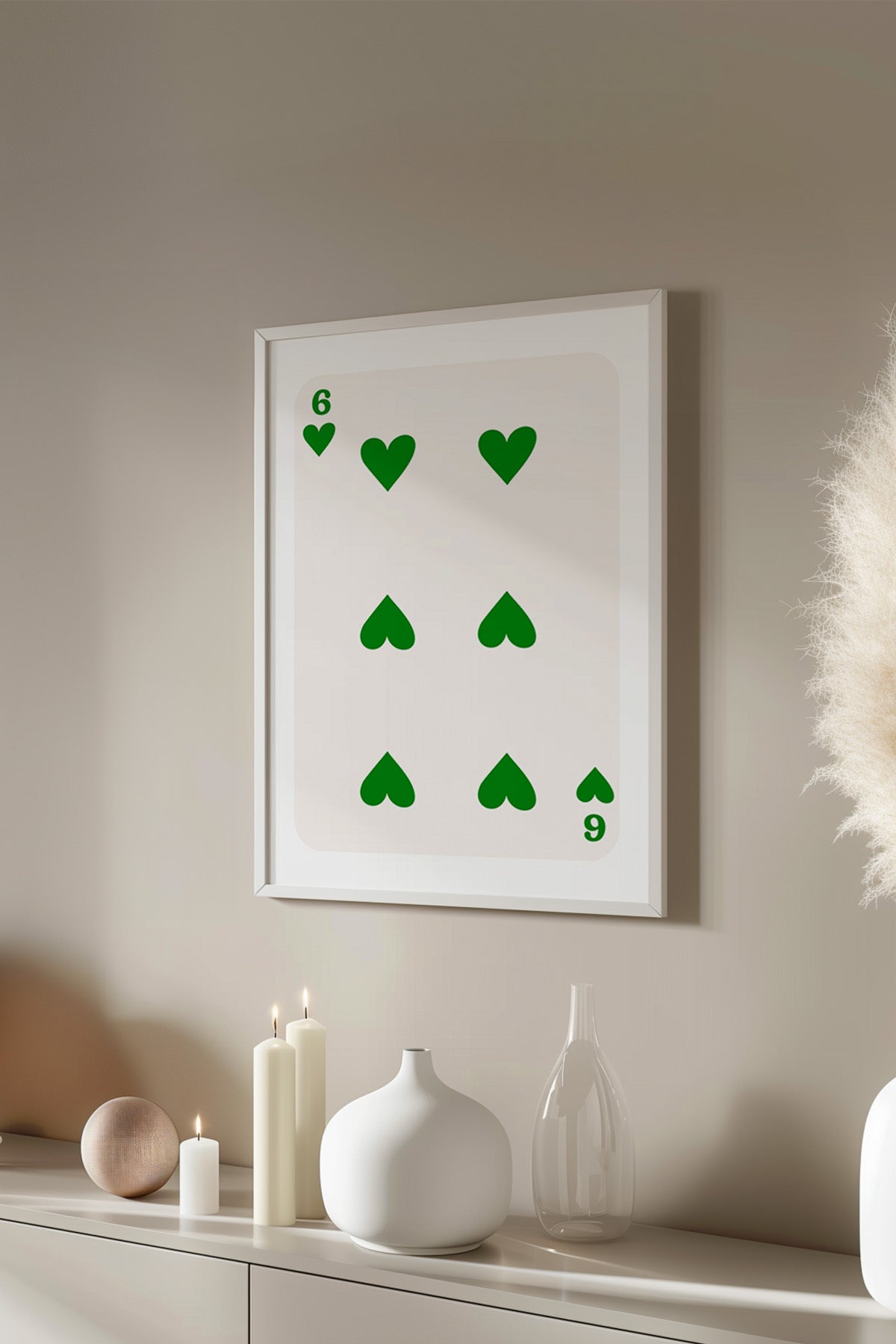 Lucky You Serisi Beyaz Çerçeveli Poster, Tablo Duvar Dekoru No:143