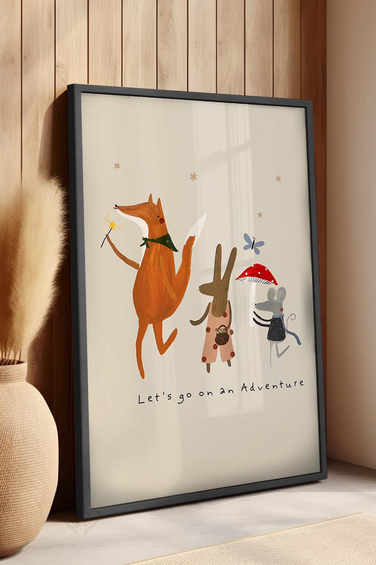 Çocuk Odası, Bebek Odası Siyah Çerçeveli Poster, Tablo No:38