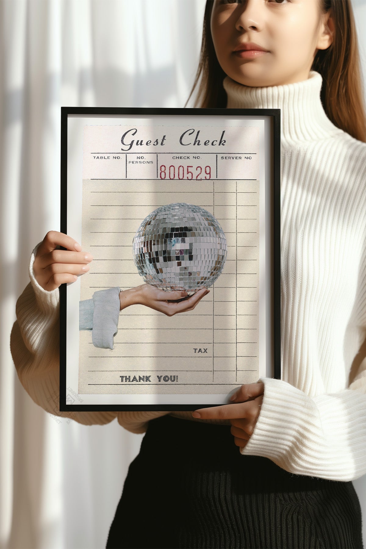 Lucky You Serisi Siyah Çerçeveli Poster, Tablo Duvar Dekoru No:12