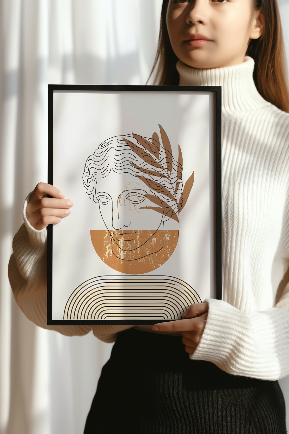 Bohemian Serisi Siyah Çerçeveli Poster, Tablo No:31