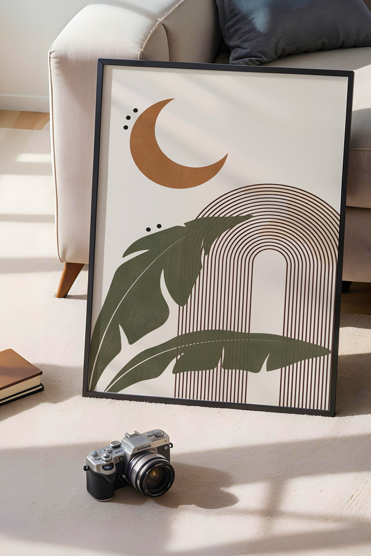 Bohemian Serisi Siyah Çerçeveli Poster, Tablo No:42