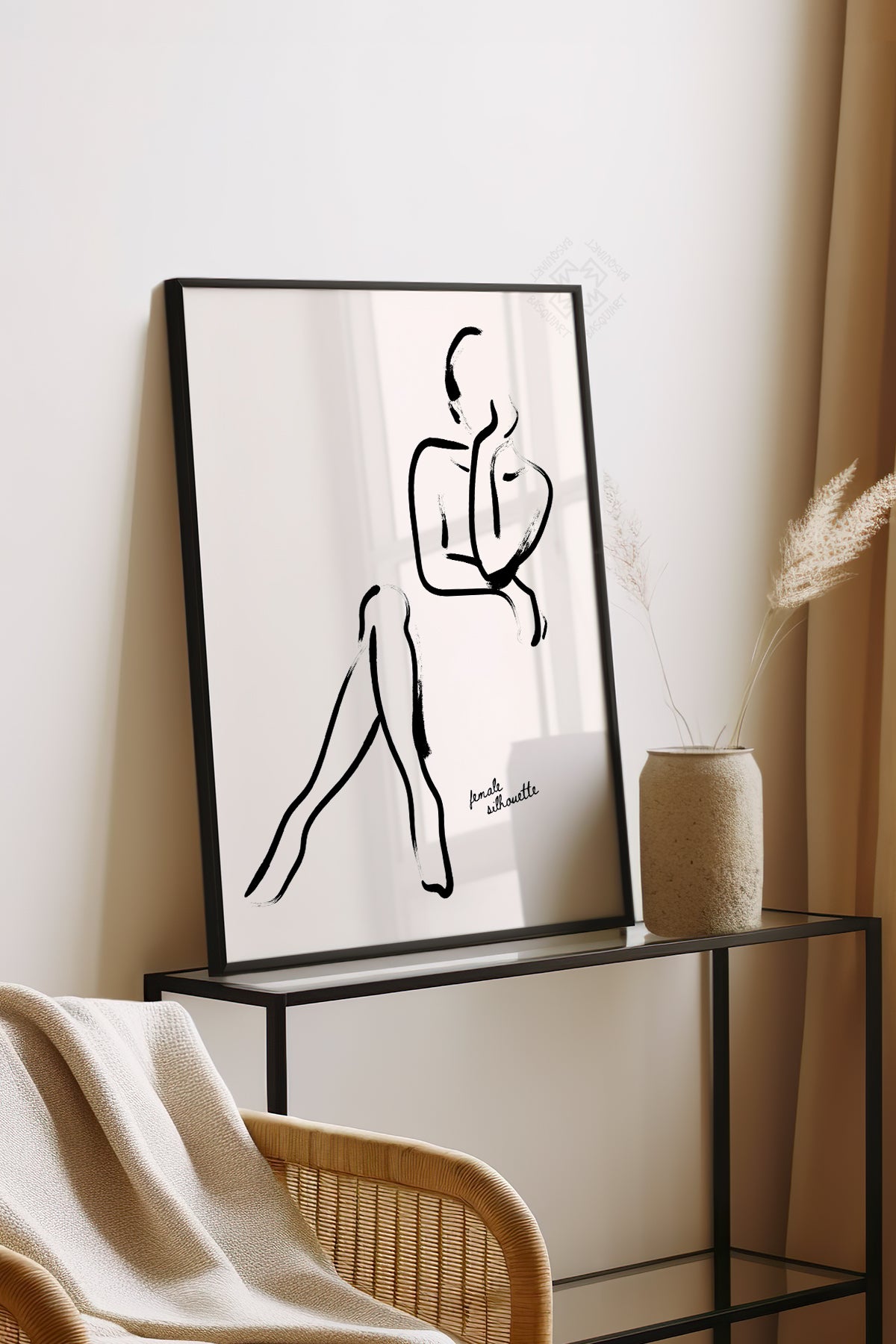 Bohemian Serisi Siyah Çerçeveli Poster, Tablo No:90