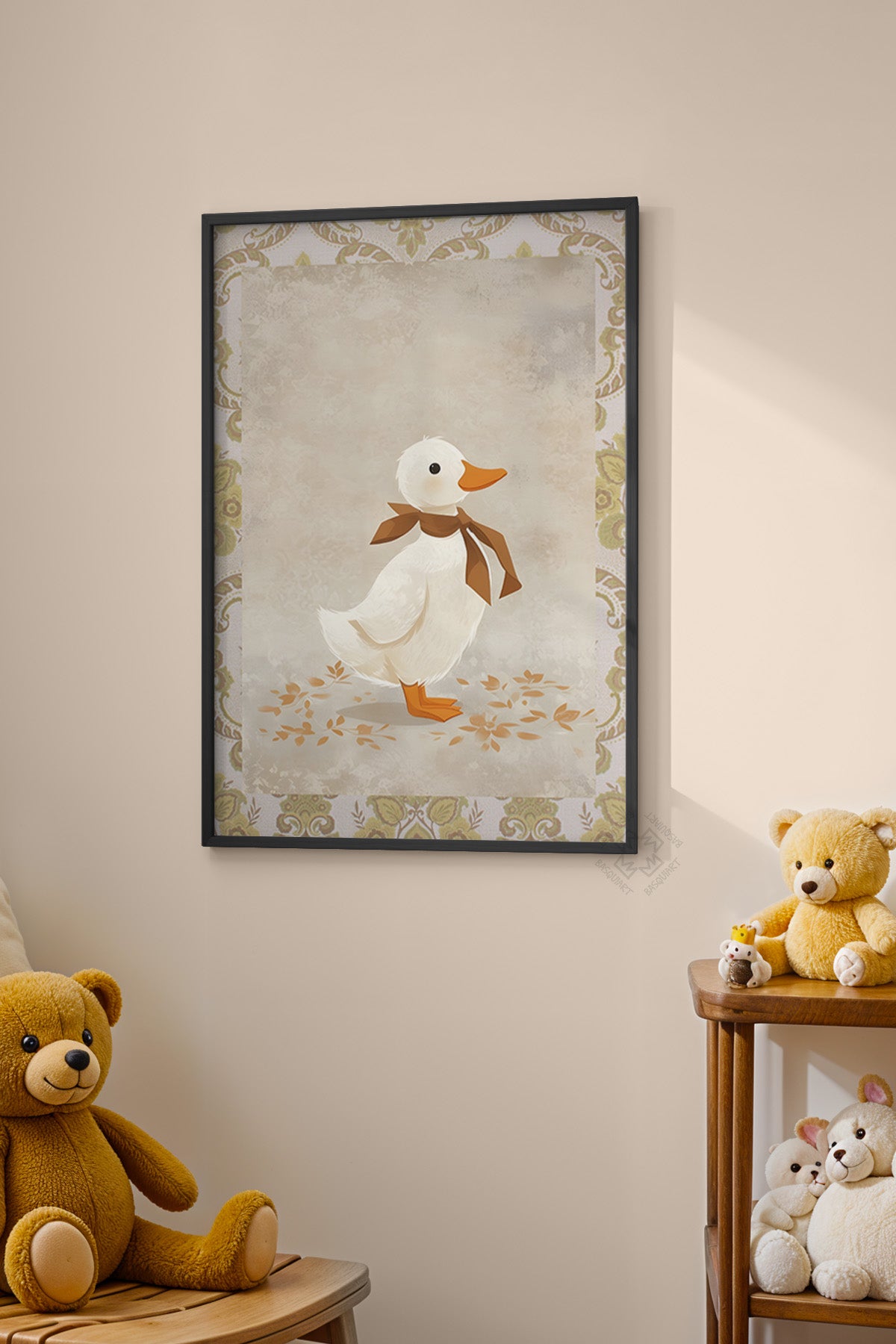 Çocuk Odası, Bebek Odası Siyah Çerçeveli Poster, Tablo No:62