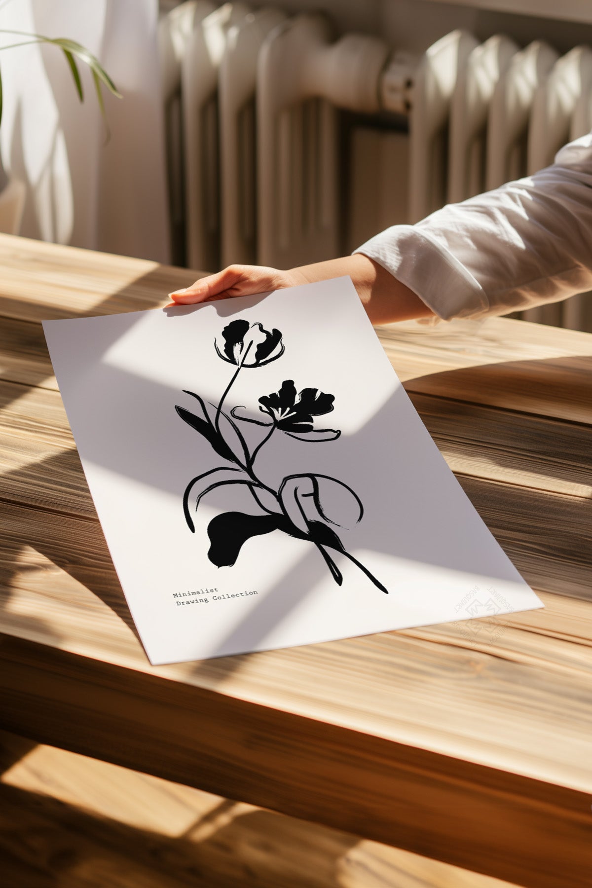 Modern Minimal 4'lü Poster Seti, Duvar Dekoru No:15