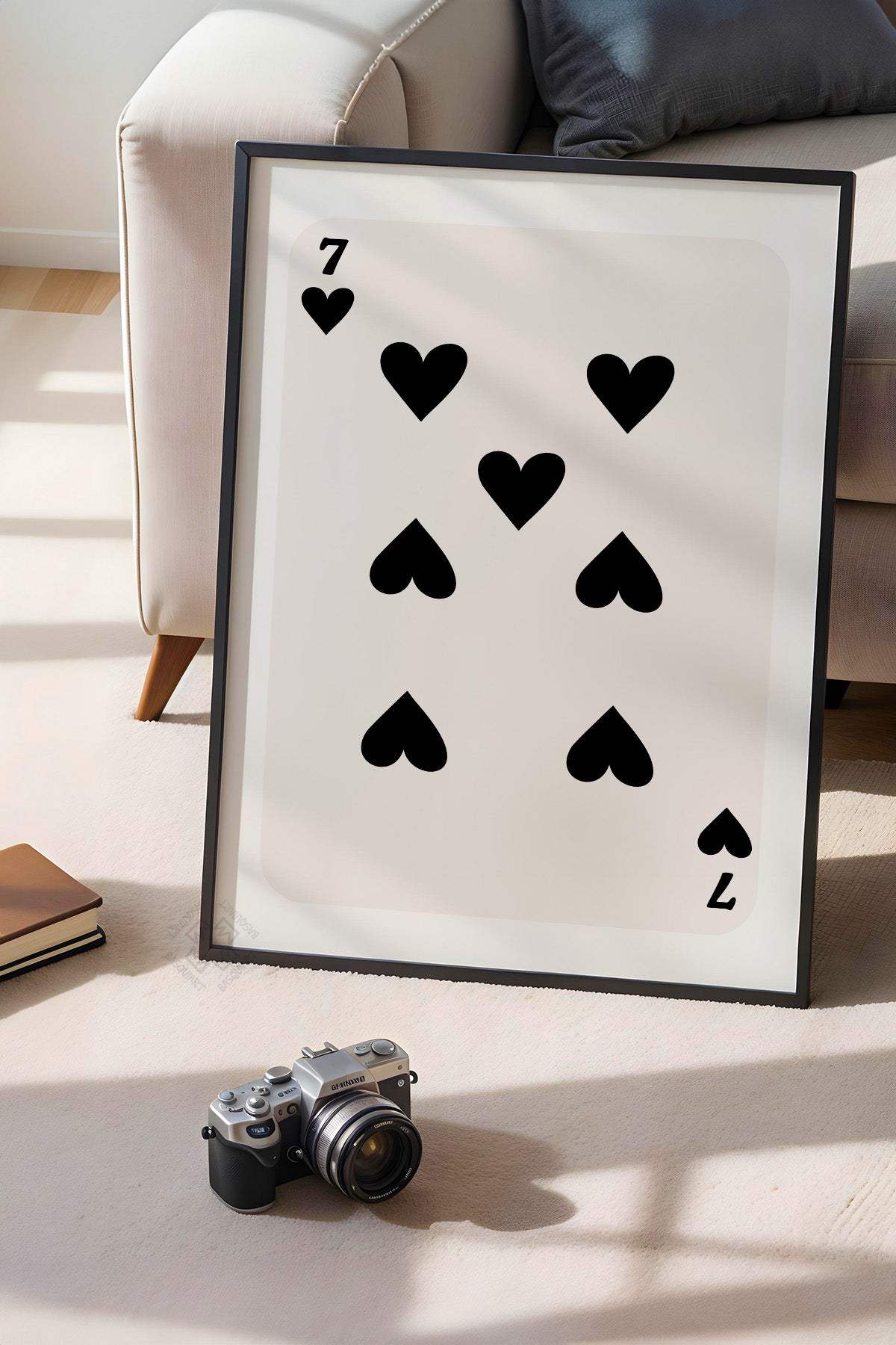 Lucky You Serisi Siyah Çerçeveli Poster, Tablo Duvar Dekoru No:121
