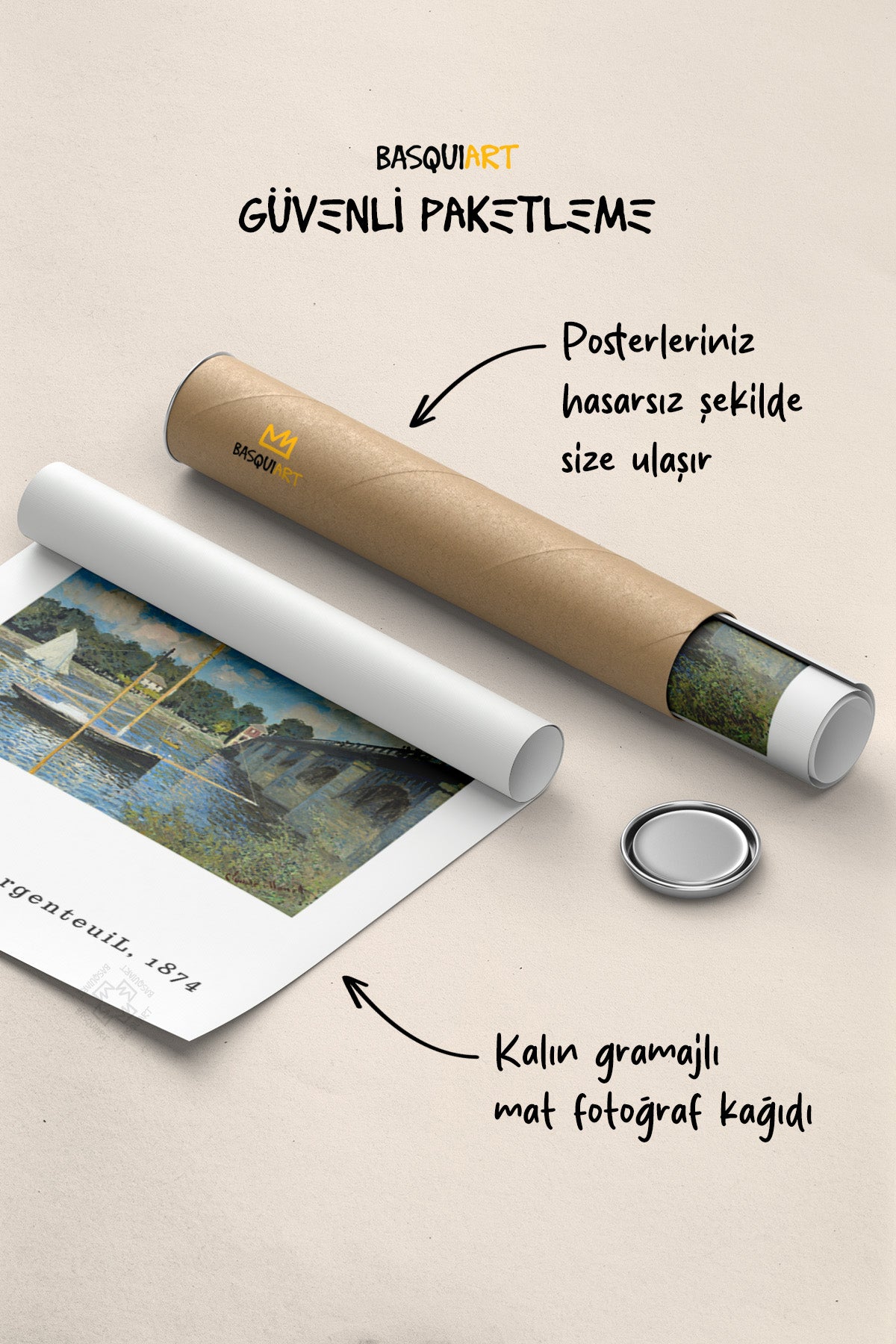 Claude Monet Serisi Poster, Duvar Dekoru No:20
