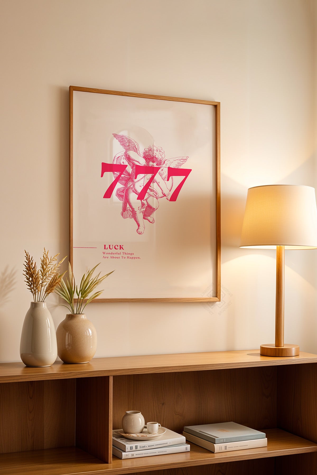 Lucky You Serisi Ahşap Çerçeveli Poster, Tablo Duvar Dekoru No:87