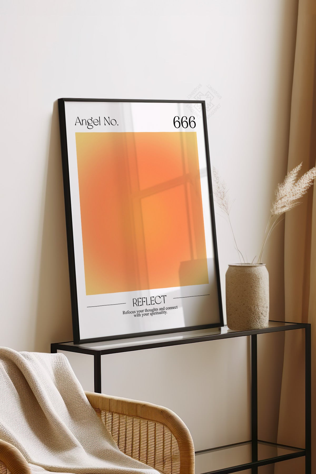 Aura Serisi Siyah Çerçeveli Poster, Tablo No:10