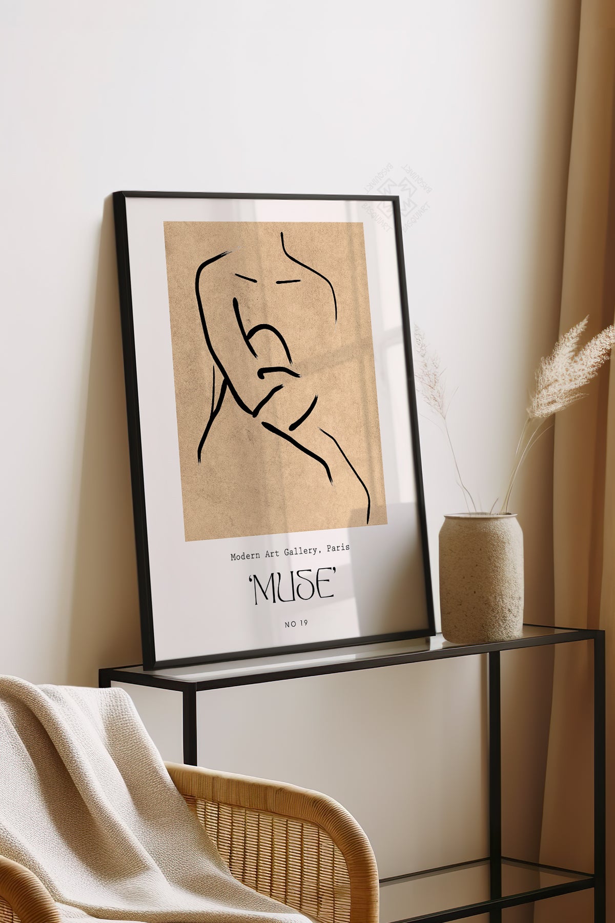 Bohemian Serisi Siyah Çerçeveli Poster, Tablo No:83