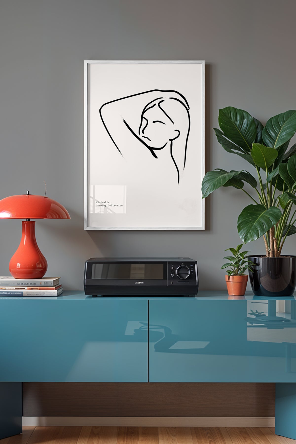 Bohemian Serisi Beyaz Çerçeveli Poster, Tablo No:87