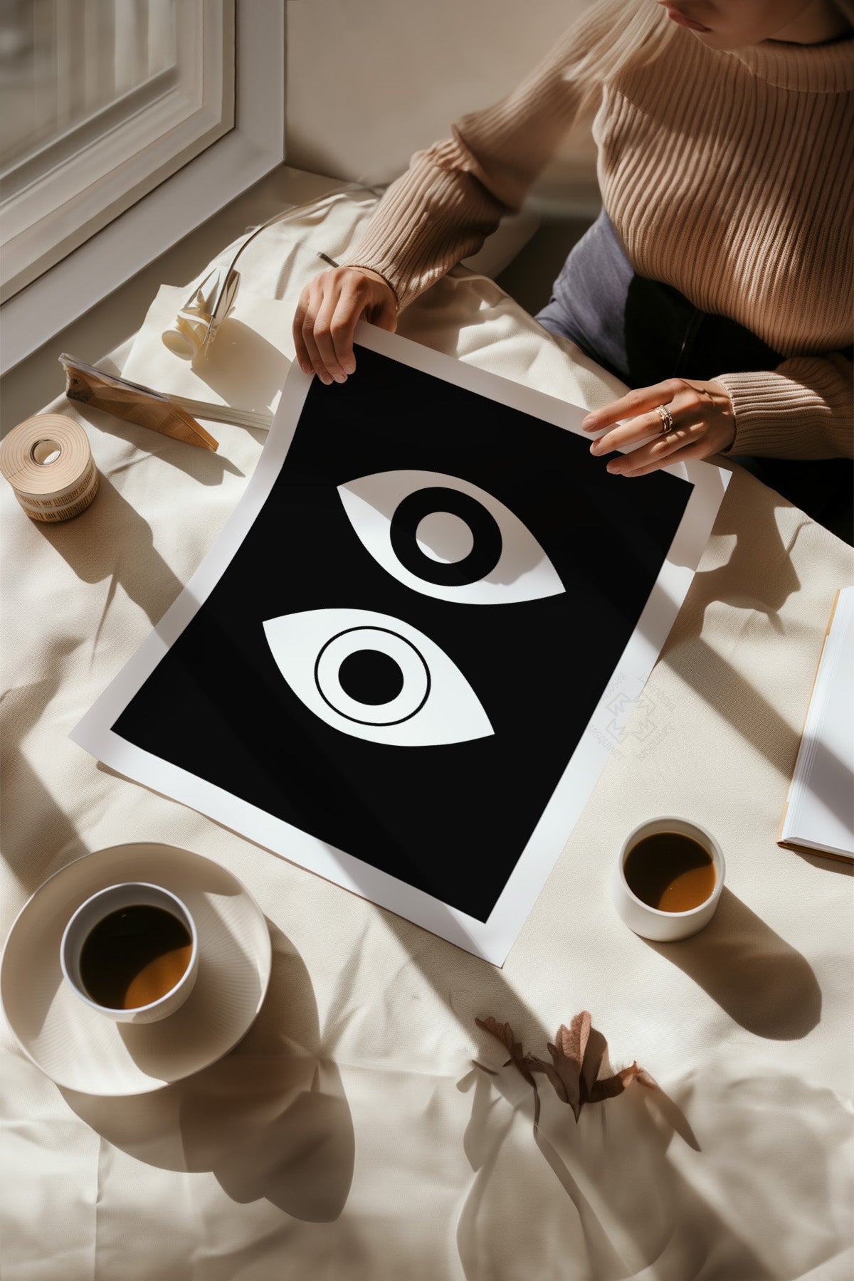 Bauhaus Minimal 4'lü Poster Seti, Duvar Dekoru No:30