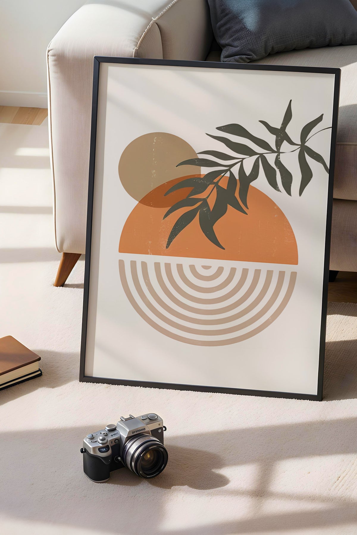 Bohemian Serisi Siyah Çerçeveli Poster, Tablo No:39