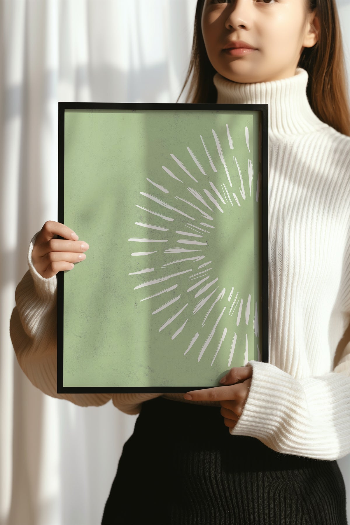 Bohemian Serisi Siyah Çerçeveli Poster, Tablo No:50