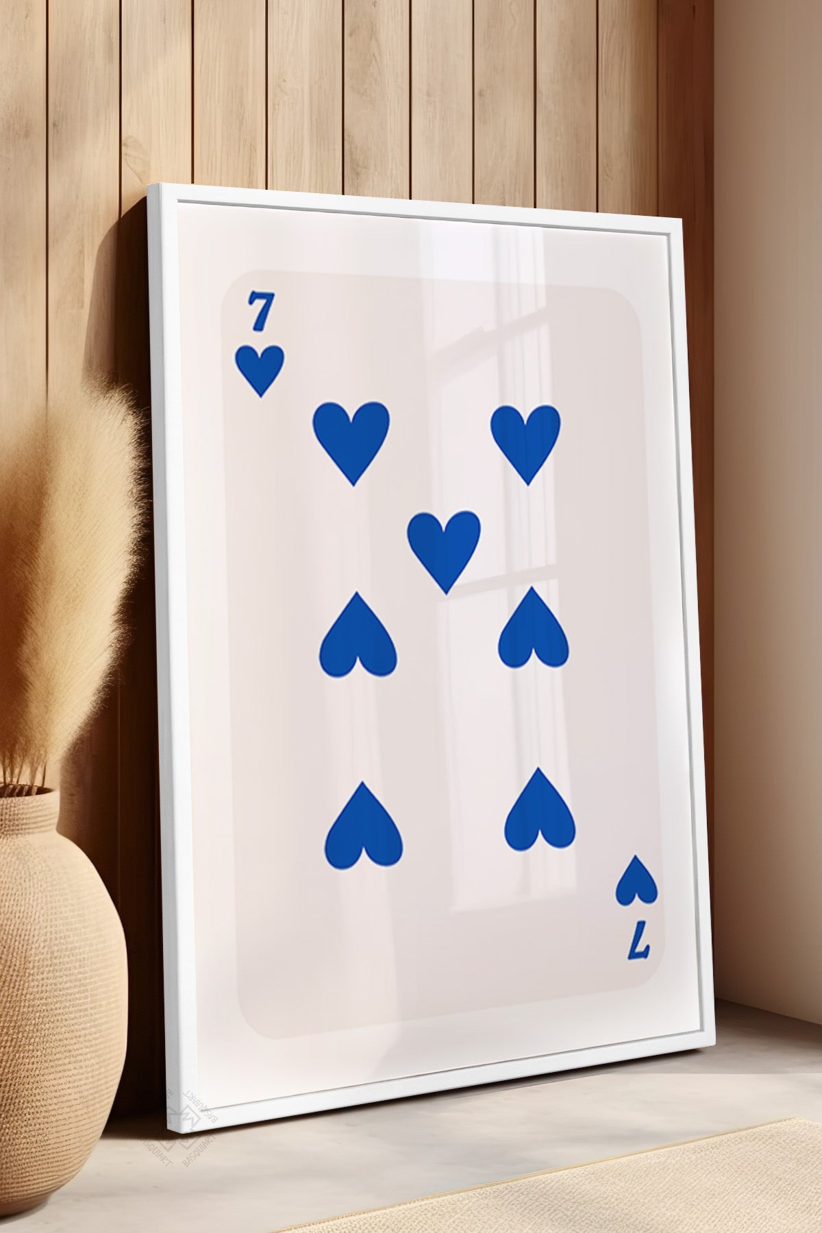Lucky You Serisi Beyaz Çerçeveli Poster, Tablo Duvar Dekoru No:40