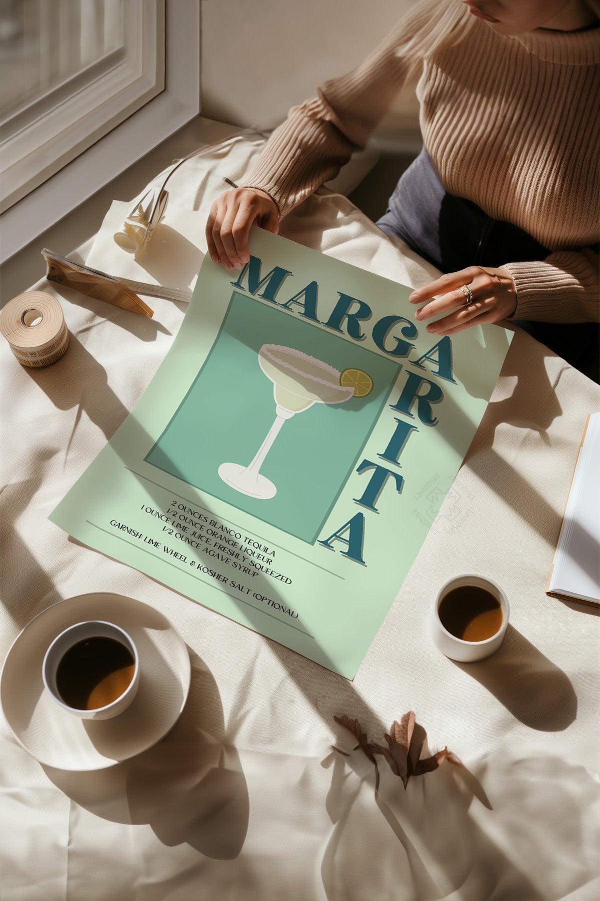 Kokteyl Serisi Poster, Cafe, Restoran, Mutfak Duvar Dekoru No:54