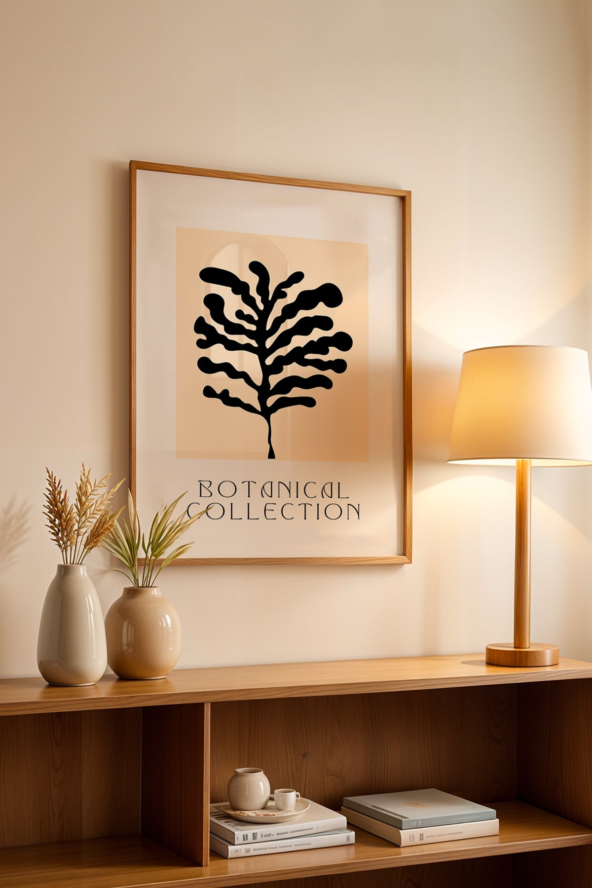 Bohemian Serisi Ahşap Çerçeveli Poster, Tablo No:123