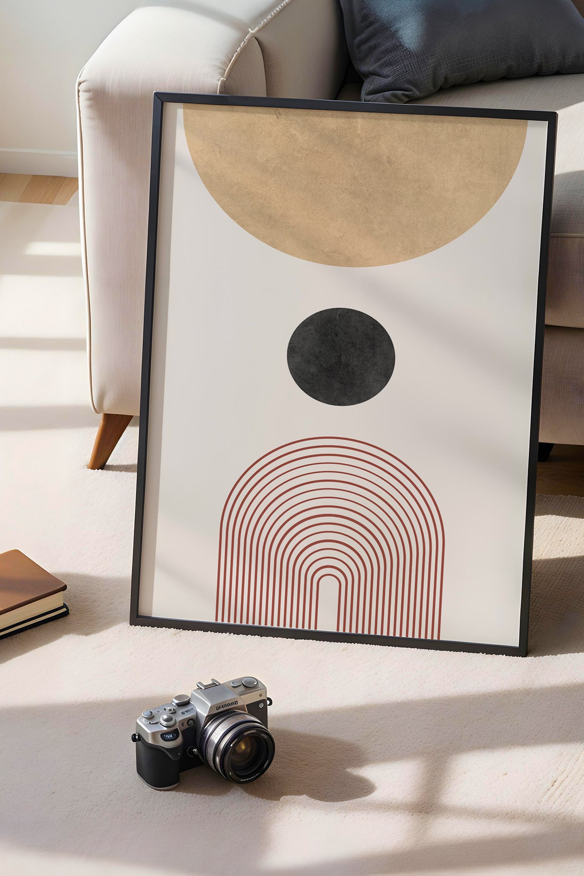 Bohemian Serisi Siyah Çerçeveli Poster, Tablo No:10