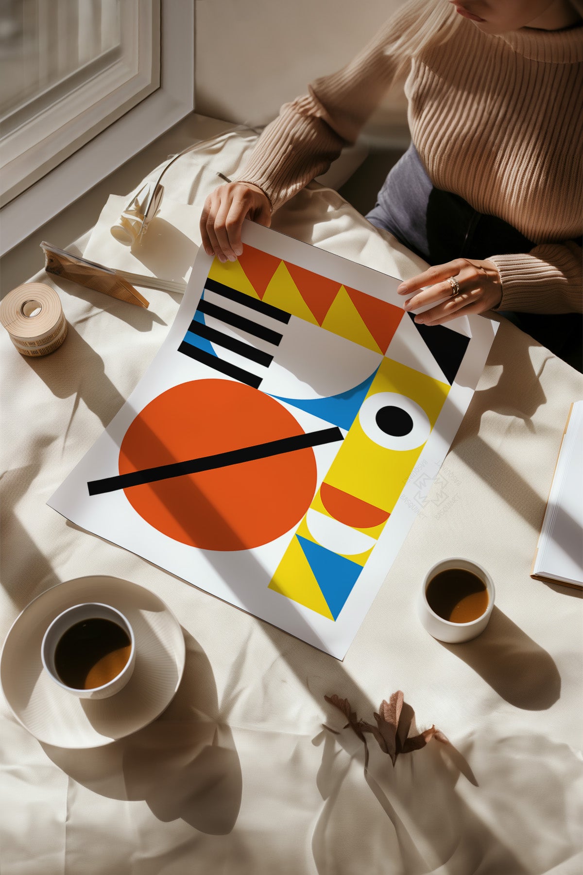 Bauhaus Serisi Poster, Duvar Dekoru No:6