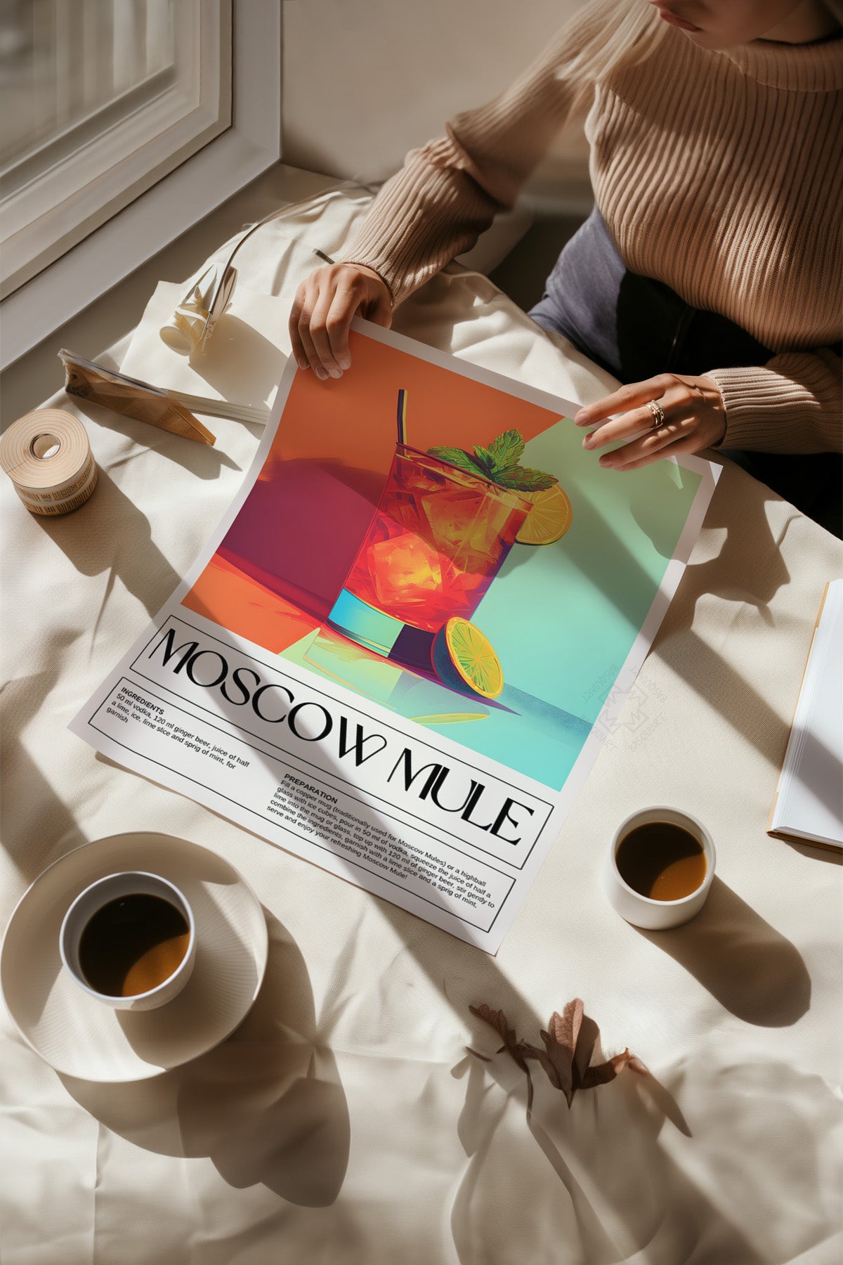 Kokteyl Serisi Poster, Cafe, Restoran, Mutfak Duvar Dekoru No:11