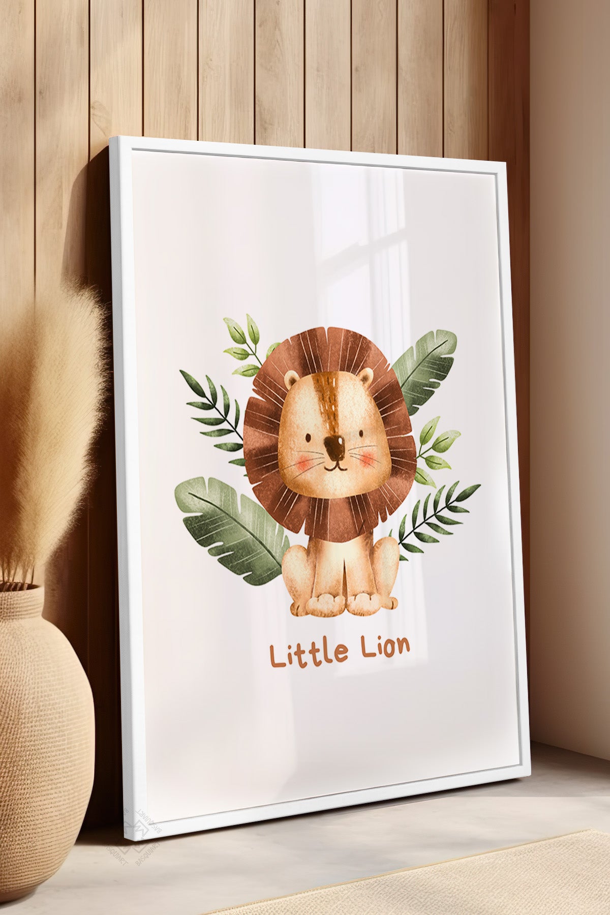 Çocuk Odası, Bebek Odası Beyaz Çerçeveli Poster, Tablo No:97