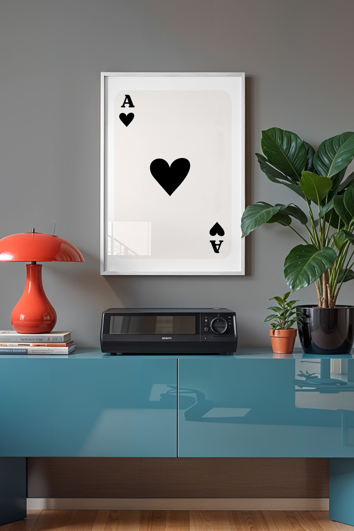 Lucky You Serisi Beyaz Çerçeveli Poster, Tablo Duvar Dekoru No:115