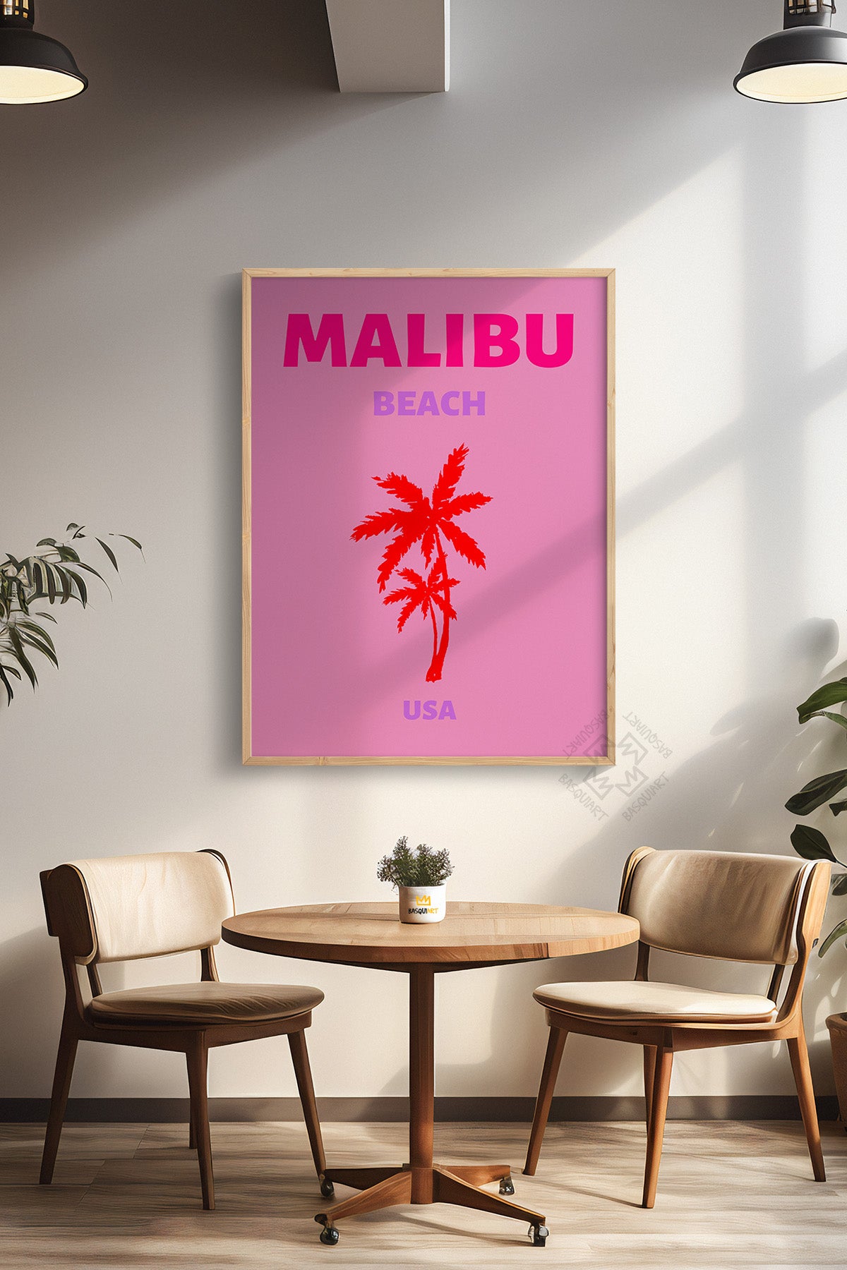 Şehir Serisi Ahşap Çerçeveli Poster, Tablo Duvar Dekoru No:32