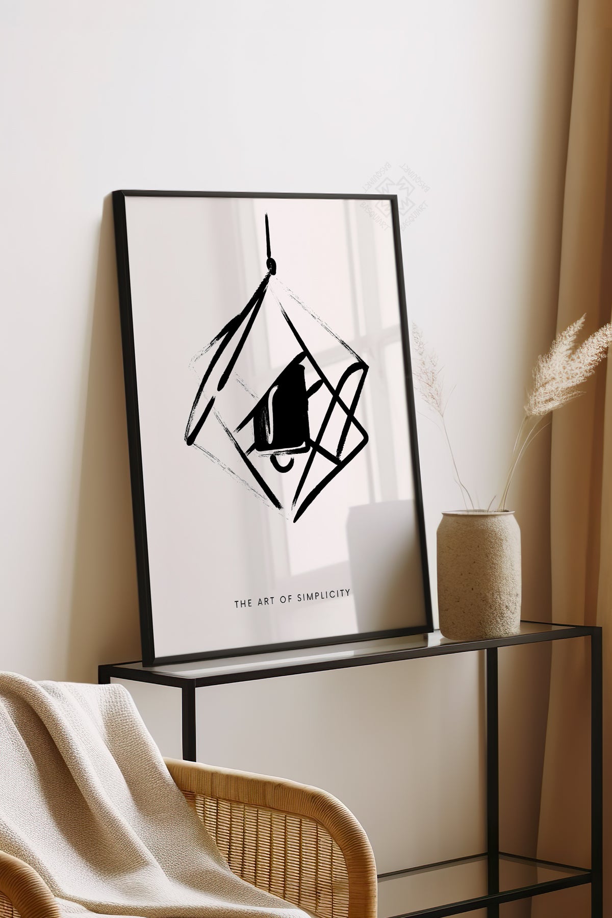 Bohemian Serisi Siyah Çerçeveli Poster, Tablo No:76