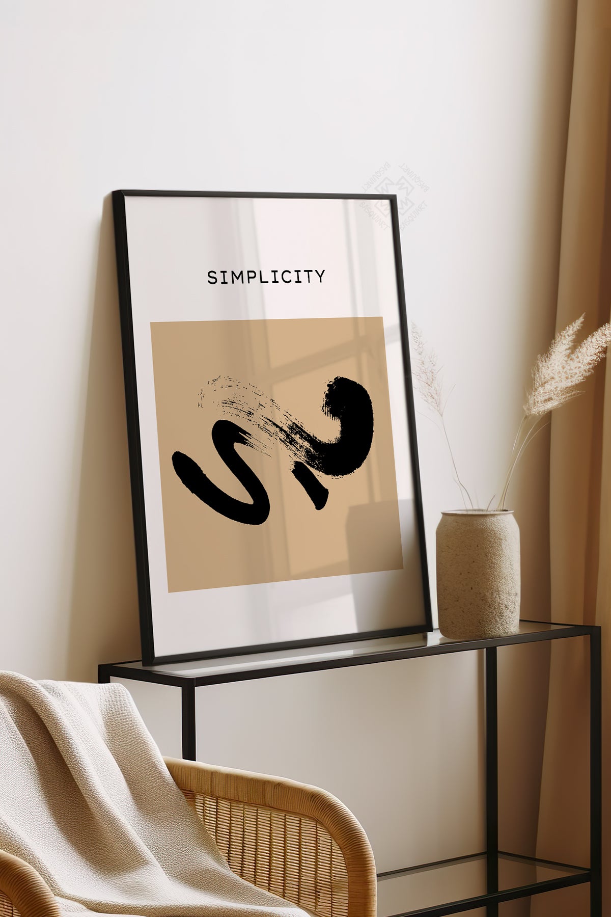 Bohemian Serisi Siyah Çerçeveli Poster, Tablo No:138