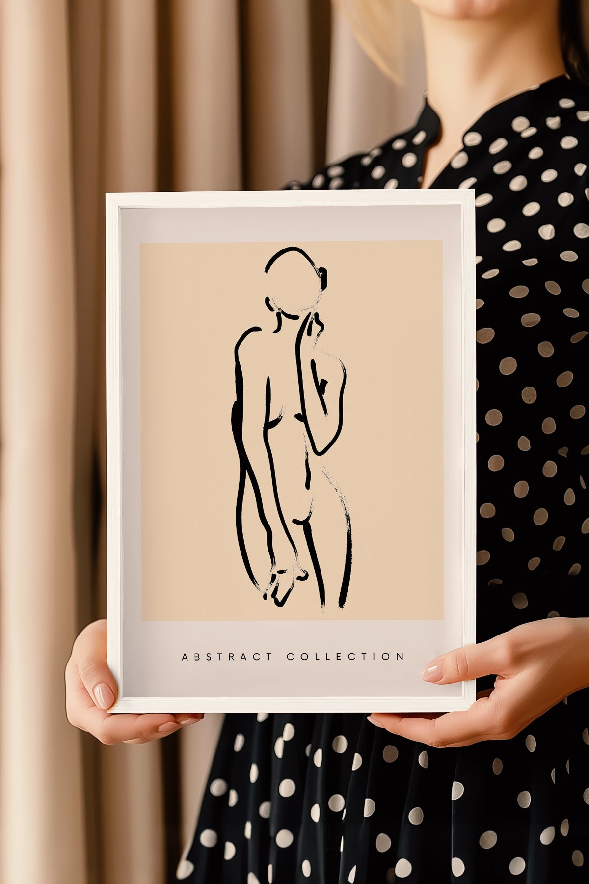 Bohemian Serisi Beyaz Çerçeveli Poster, Tablo No:92