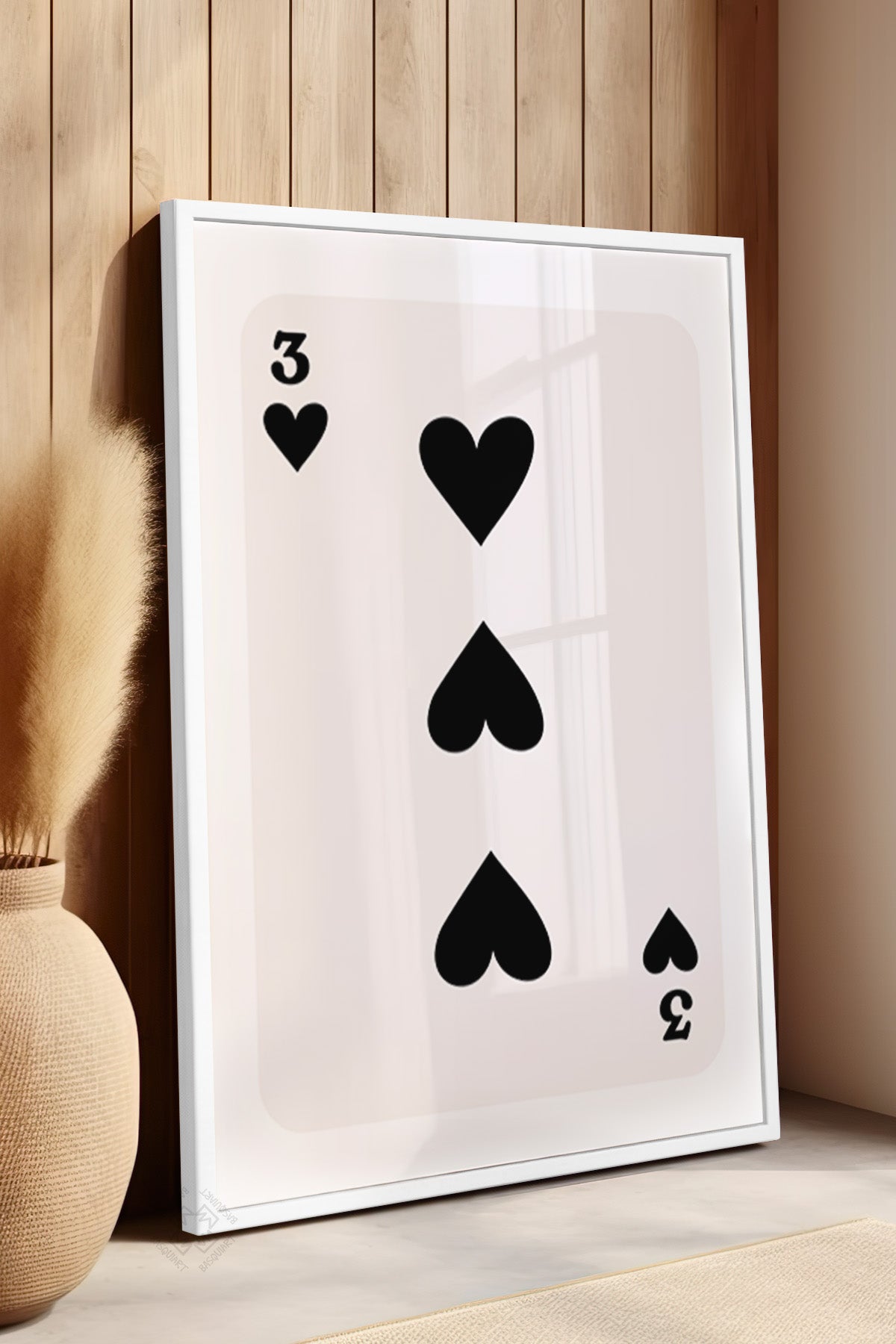 Lucky You Serisi Beyaz Çerçeveli Poster, Tablo Duvar Dekoru No:117