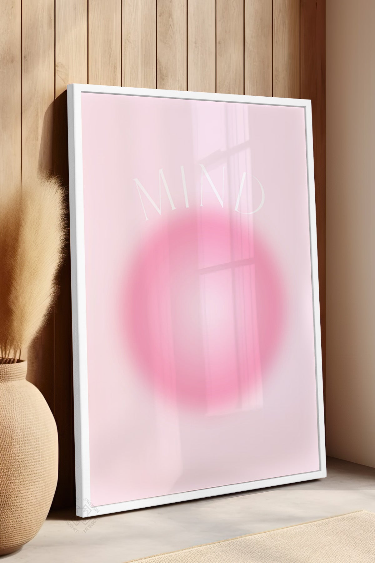 Aura Serisi Beyaz Çerçeveli Poster, Tablo No:112